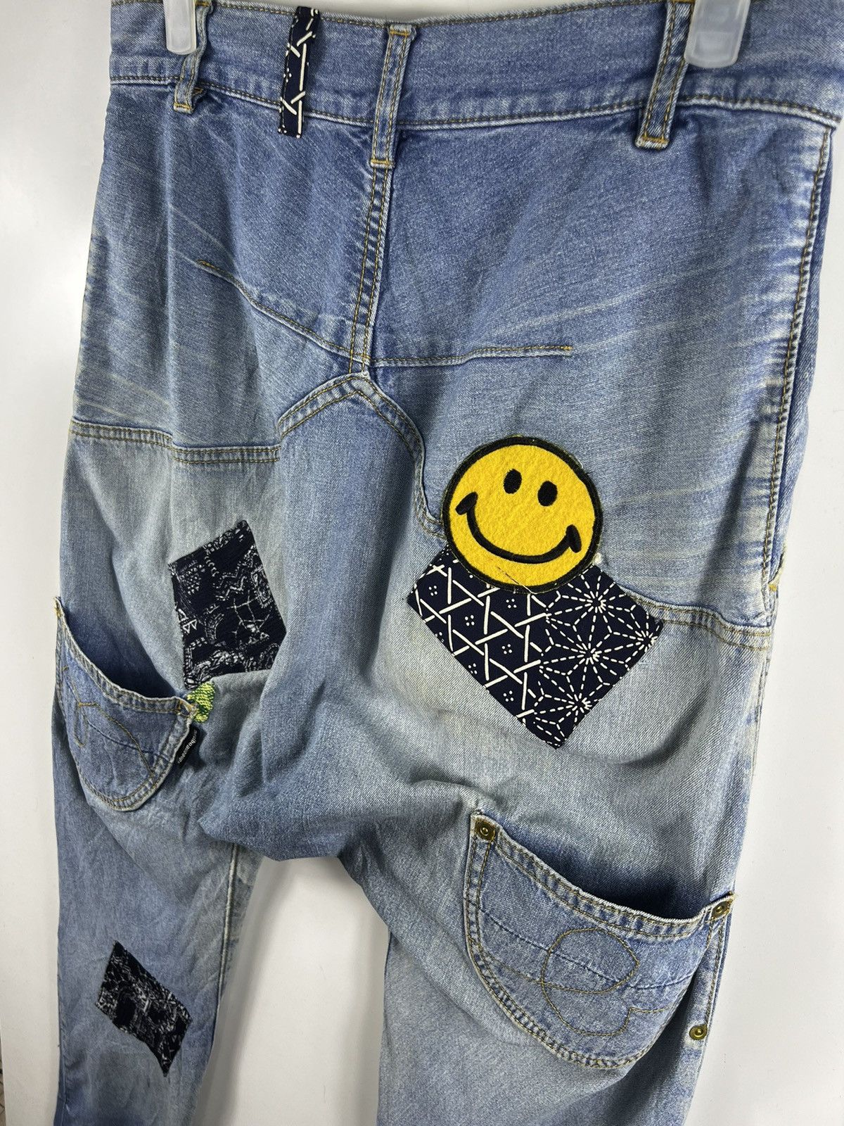 Issey Miyake 🔥 Mercibeaucoup MORE PATCHES issey miyake dyed Soft denim Size US 31 - 15 Thumbnail