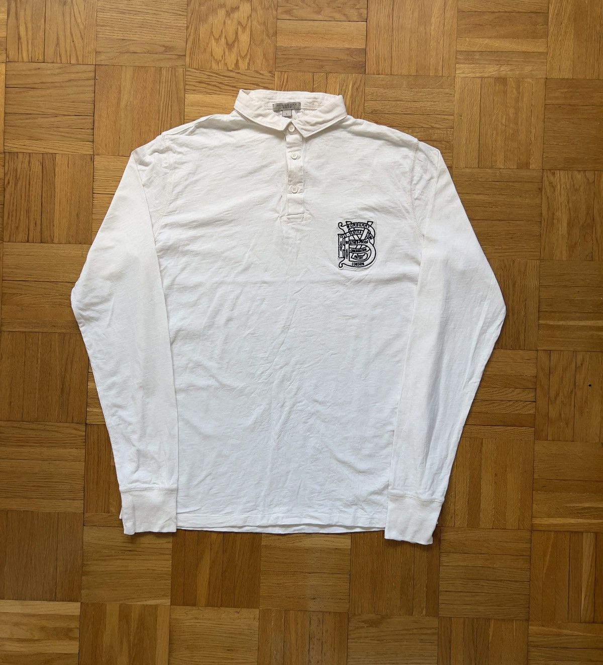 Burberry Longsleeve Burberry Brit London Logo Size US L / EU 52-54 / 3 - 1 Thumbnail