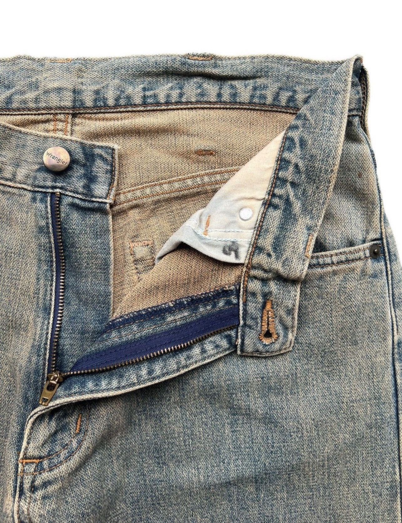 Wrangler Vintage Wrangler Distressed Mudwash Denim Jeans 32x33 Size US 32 / EU 48 - 6 Thumbnail