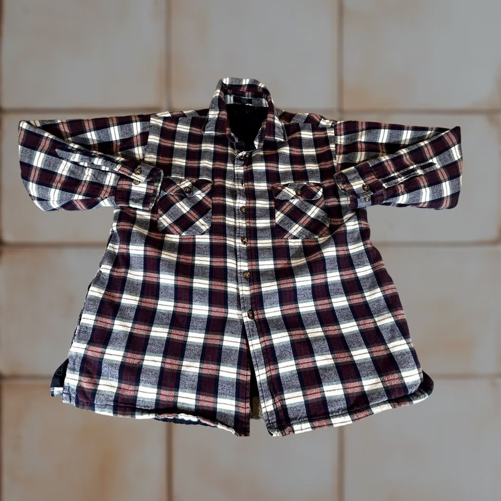 Vintage VINTAGE Northwest Territory Jacket Mens Large Flannel Quilted Lined Shacket Shirt Workwear Outdoor Size US L / EU 52-54 / 3 - 1 Thumbnail