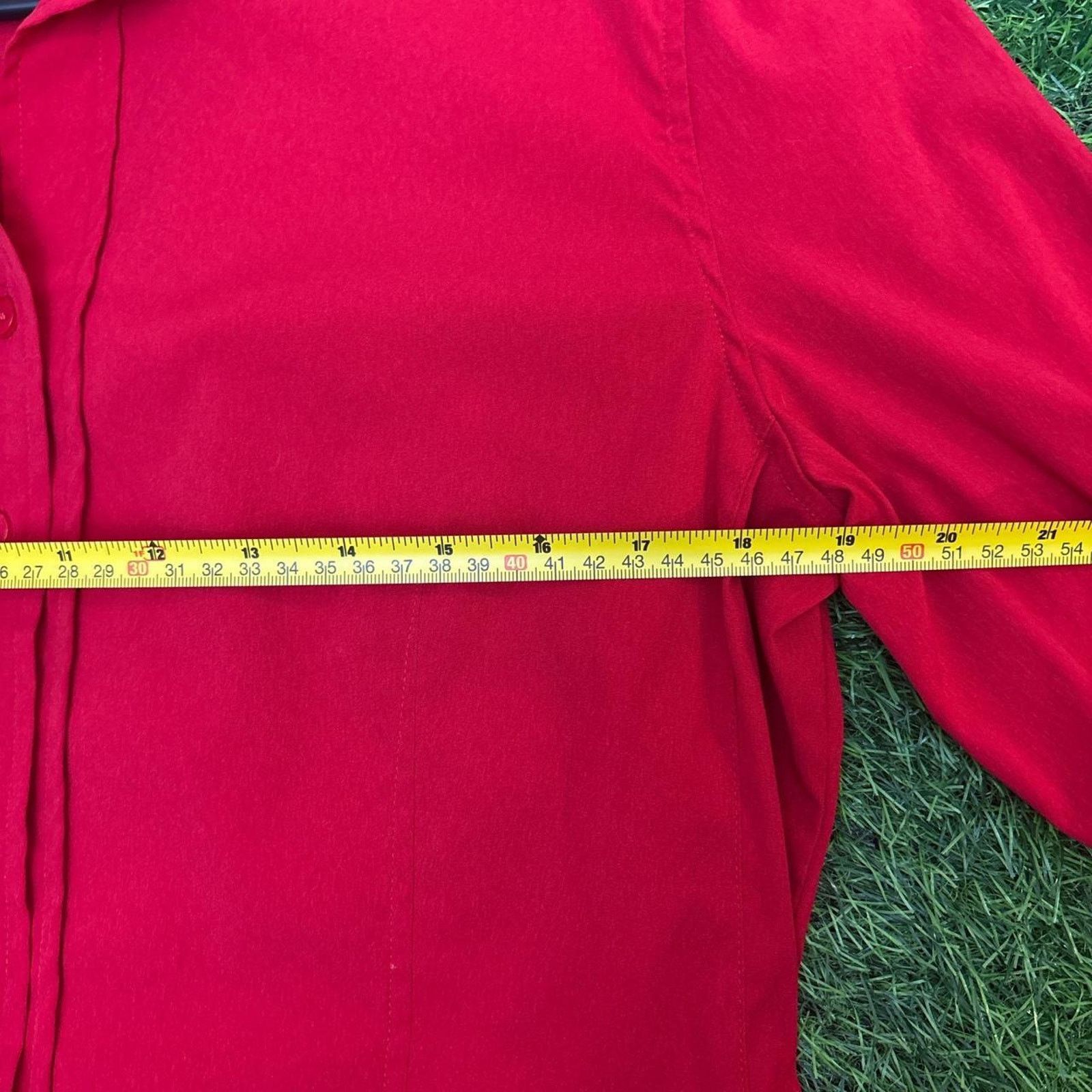 Other Women's Red Como Collared Polo Dress Shirt Size S / US 4 / IT 40 - 4 Thumbnail
