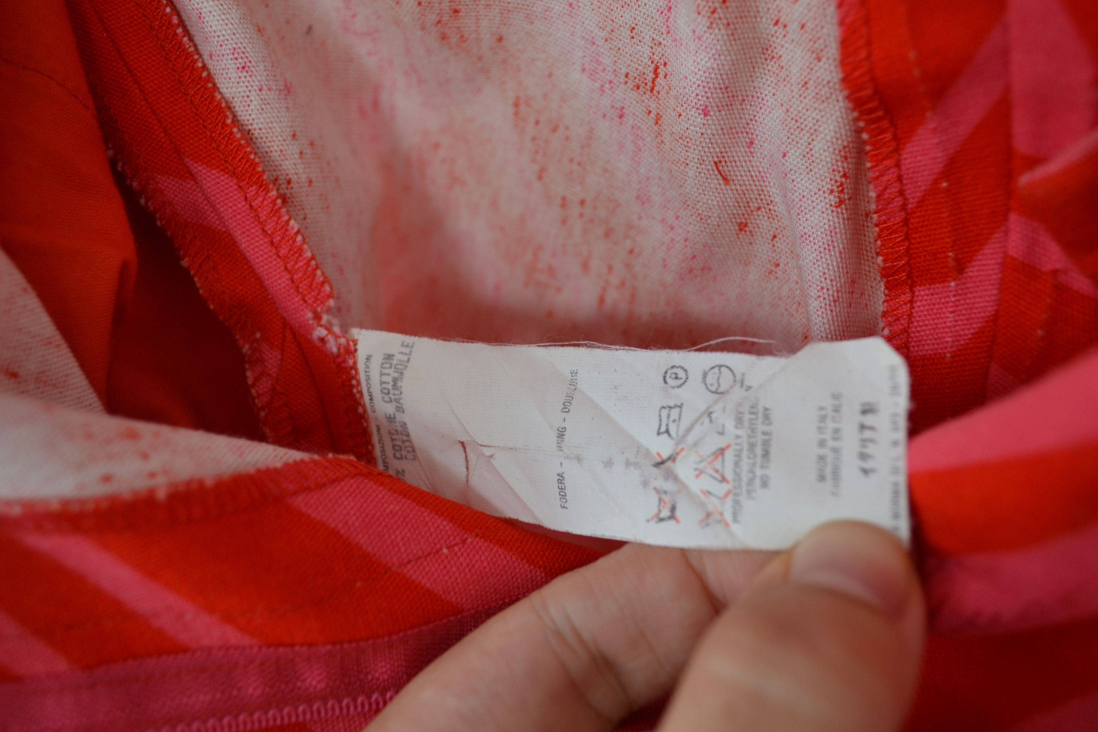 Gucci GUCCI Pants Trousers Pink Red Logo Print Cotton TOM FORD Size 28" / US 6 / IT 42 - 13 Thumbnail