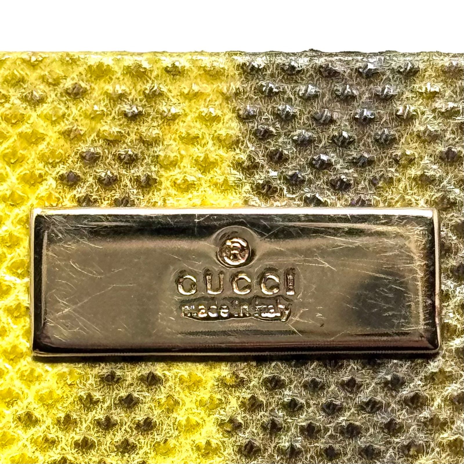Gucci Gucci Yellow Cardholder Wallet Size ONE SIZE - 4 Thumbnail