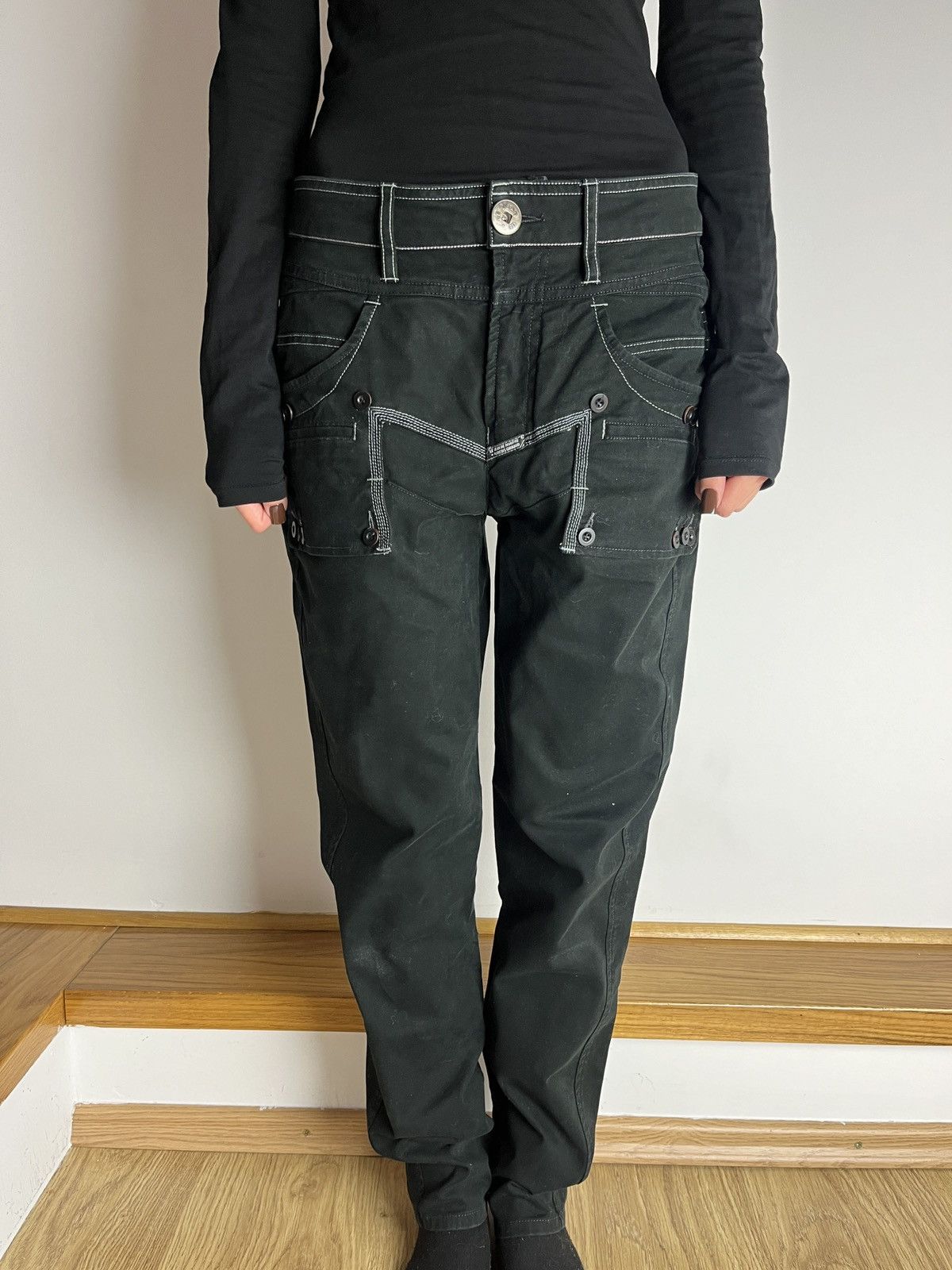 Marithe + Francois Girbaud Vintage Le Jean De Marithe Francois Girbaud Denim Jeans Size 30" / US 8 / IT 44 - 1 Thumbnail