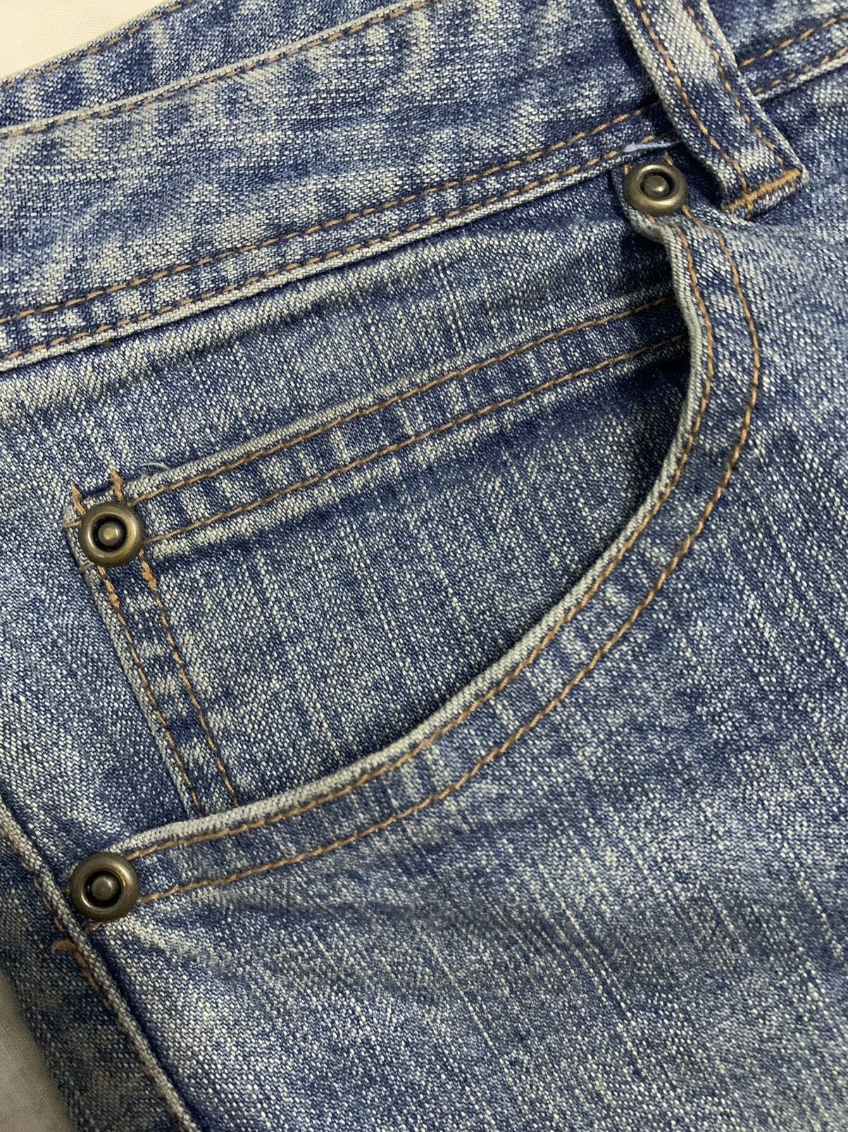 Hysteric Glamour Vintage Japanese Brand Flare Bell Bottom Ripped Cargo Jeans Size US 32 / EU 48 - 7 Thumbnail