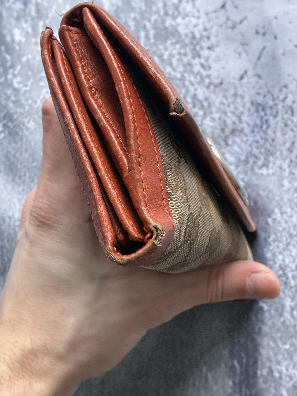 Gucci Vintage Gucci Interlocking G Wallet Size ONE SIZE - 12 Thumbnail