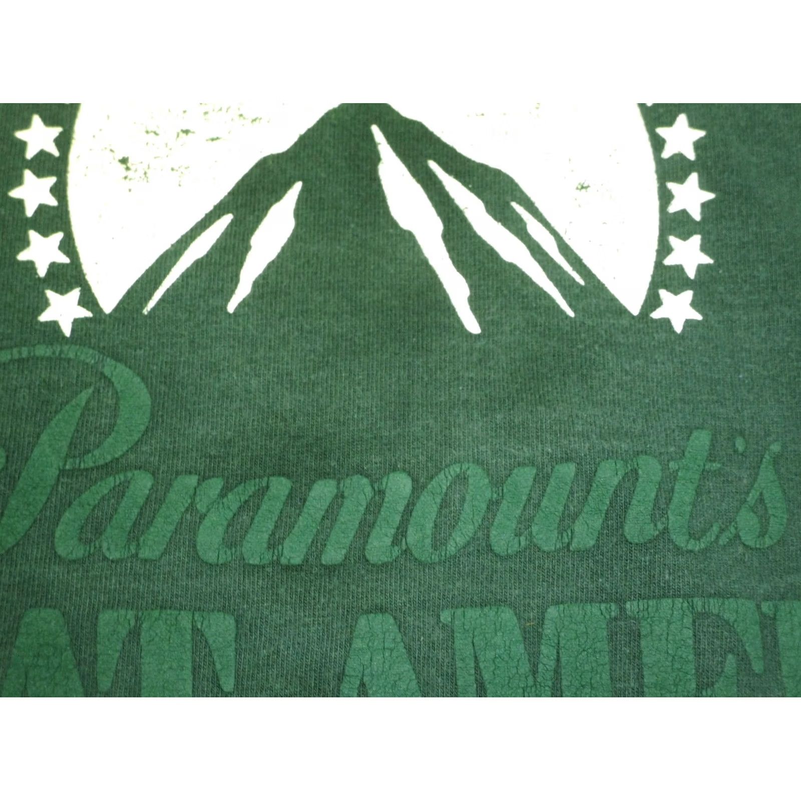 Vintage Paramount Shirt Men L Green 90s Vintage Logo Crew Neck Short Sleeve T-Shirt USA Size US L / EU 52-54 / 3 - 3 Thumbnail