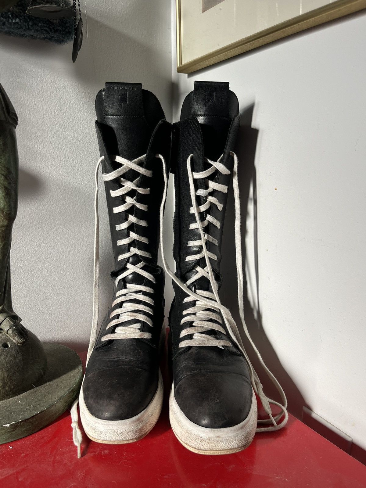 Cinzia Araia Cinzia Araia leather high-top sneaker/boots Size US 8.5 / IT 38.5 - 2 Thumbnail