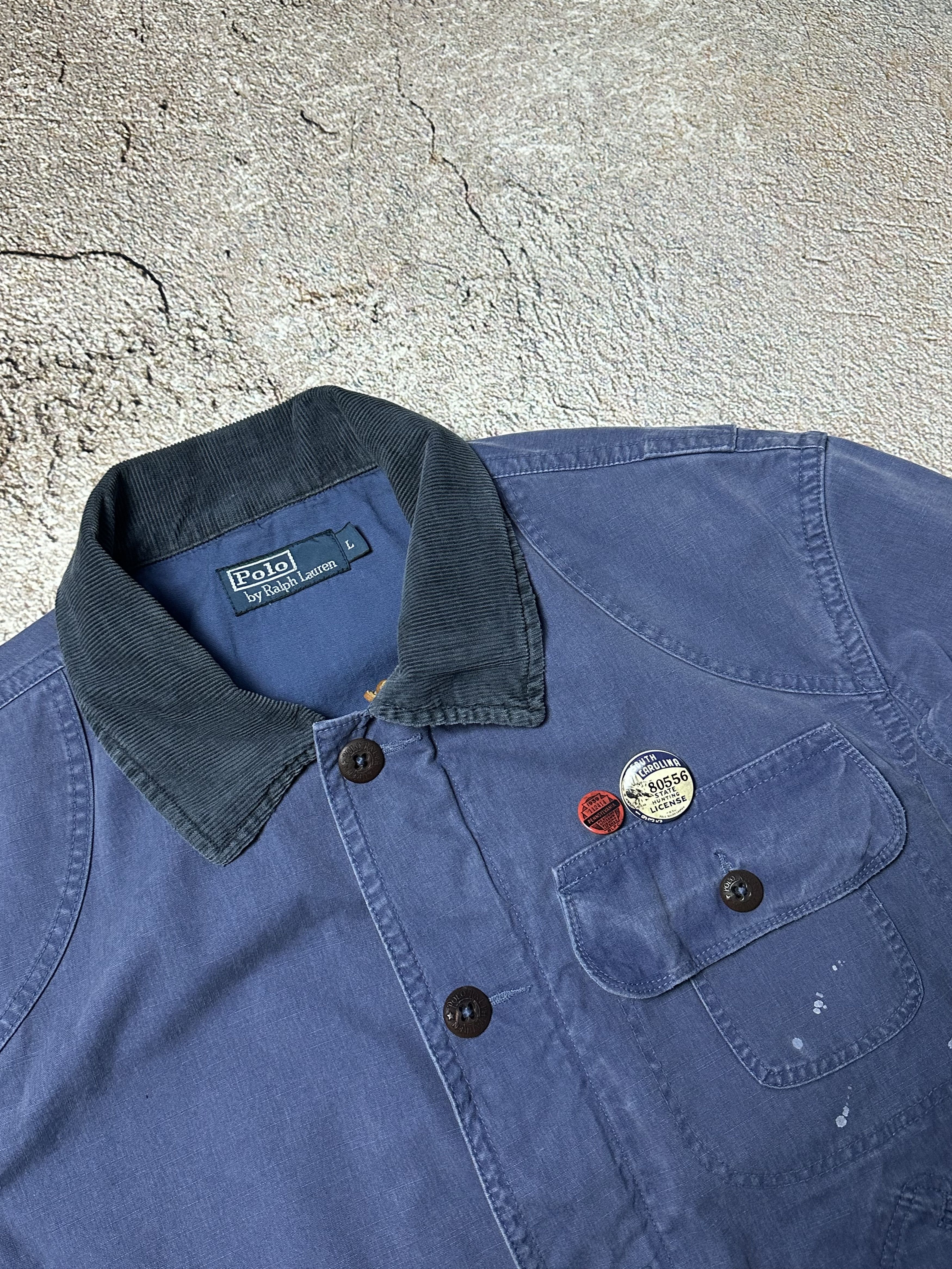 Polo Ralph Lauren × Ralph Lauren × Vintage Vintage polo ralph lauren jacket indigo mohawk RRL Size US L / EU 52-54 / 3 - 5 Thumbnail