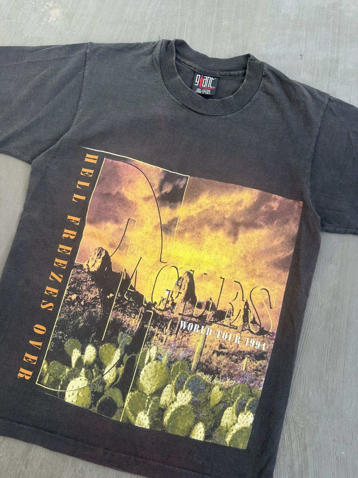 Vintage Eagles “Hell Frezzes over” 1994 World Tour Tee Size US S / EU 44-46 / 1 - 2 Thumbnail