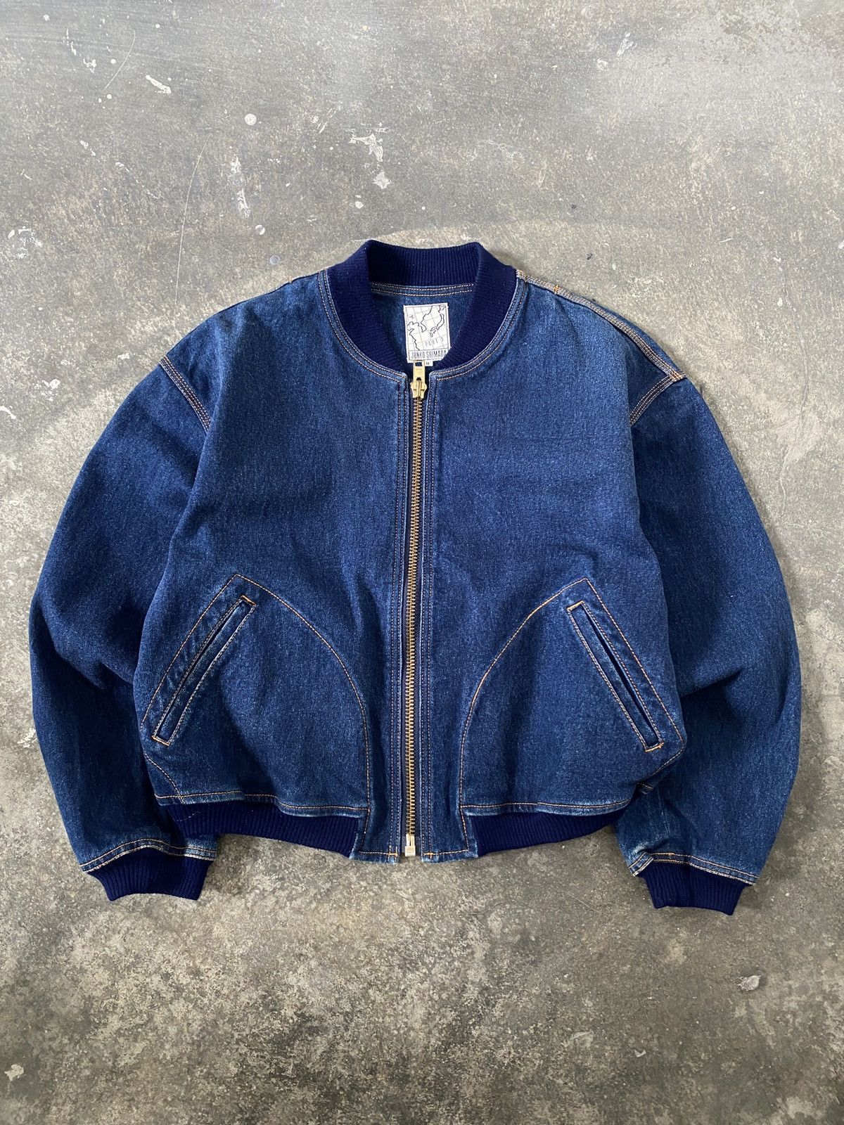 Kapital Vintage Junko Shimada Denim Bomboer Jacket Size US L / EU 52-54 / 3 - 1 Thumbnail