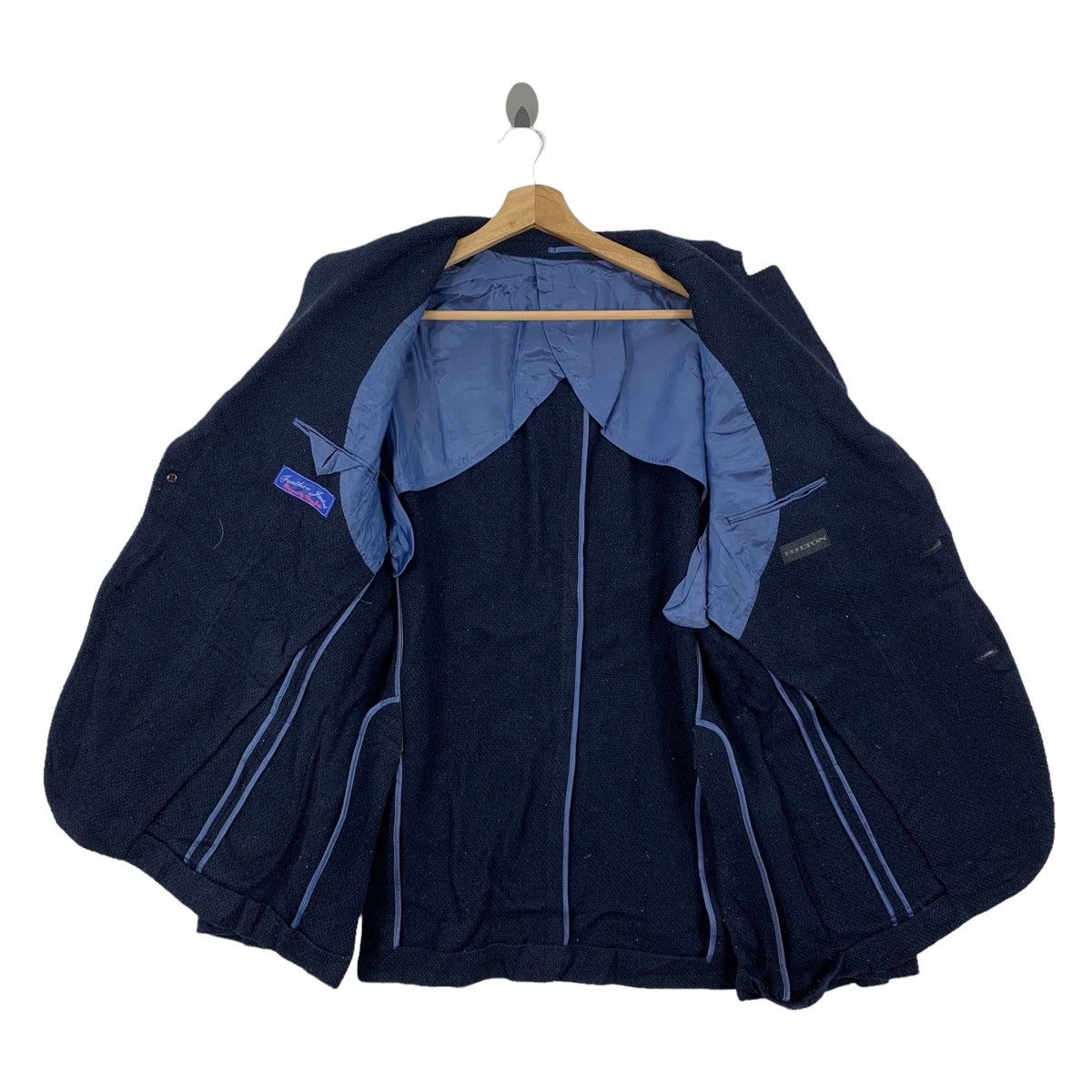 Other HILTON Italian Fashion Designer Blazer Coat Jacket Size US L / EU 52-54 / 3 - 3 Thumbnail