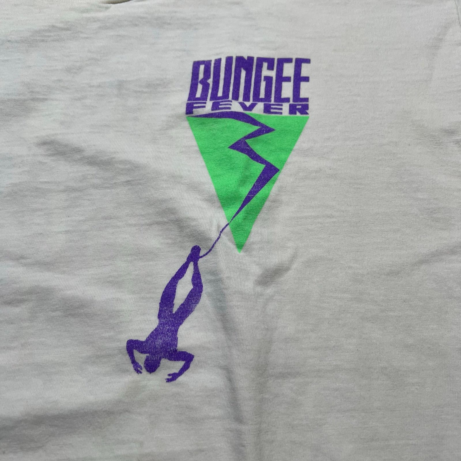 Vintage Vintage Bungee Fever T Shirt XL Oneita Power Made USA 90s Size US XL / EU 56 / 4 - 2 Thumbnail