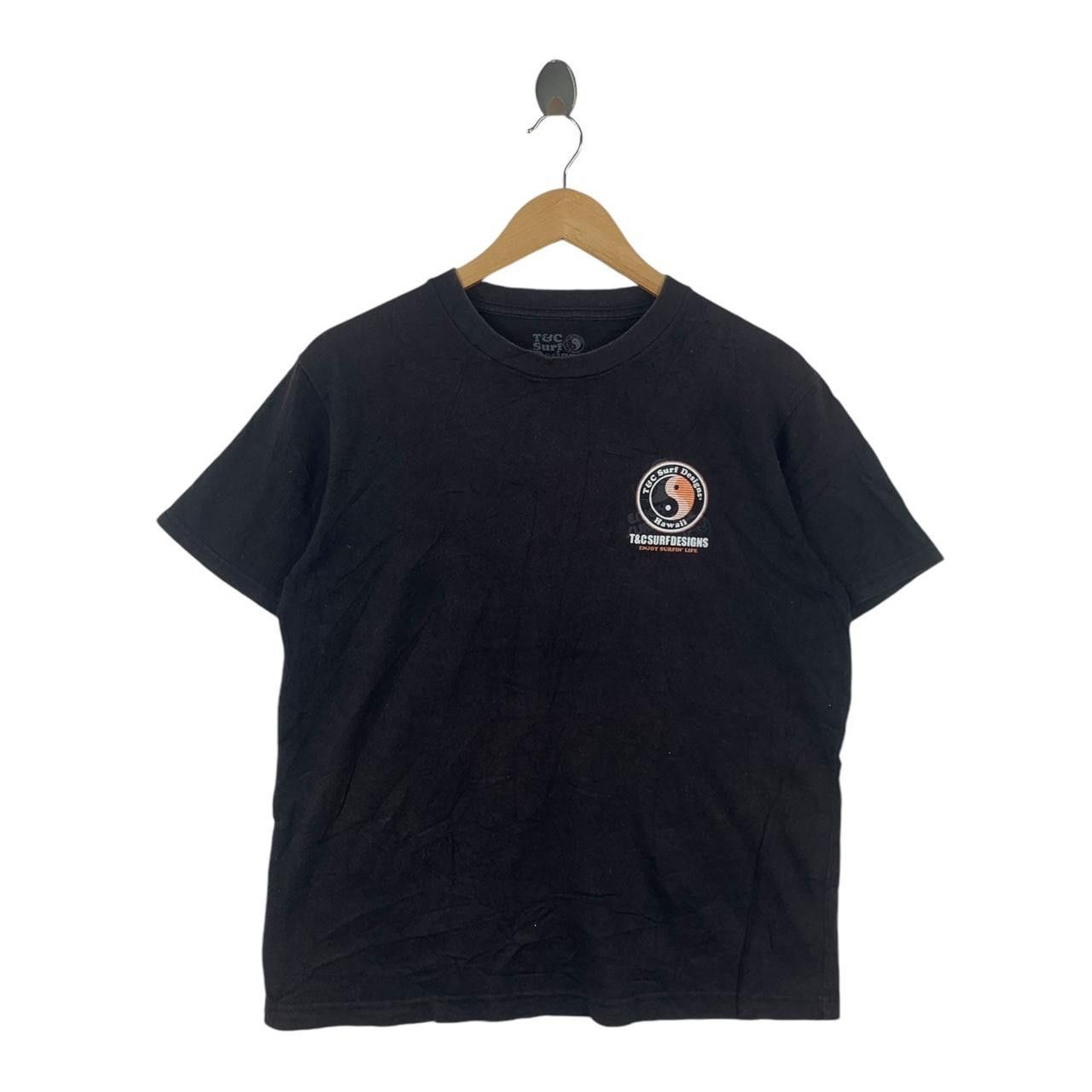 Vintage Vintage T&C SURF DESIGNS Hawaii Surfing Live Tee Shirt Size US M / EU 48-50 / 2 - 2 Thumbnail