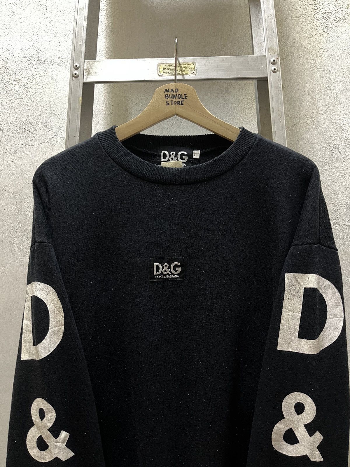 Dolce & Gabbana × Vintage Vintage Dolce Gabbana D&G sweatshirt Size US XL / EU 56 / 4 - 2 Thumbnail