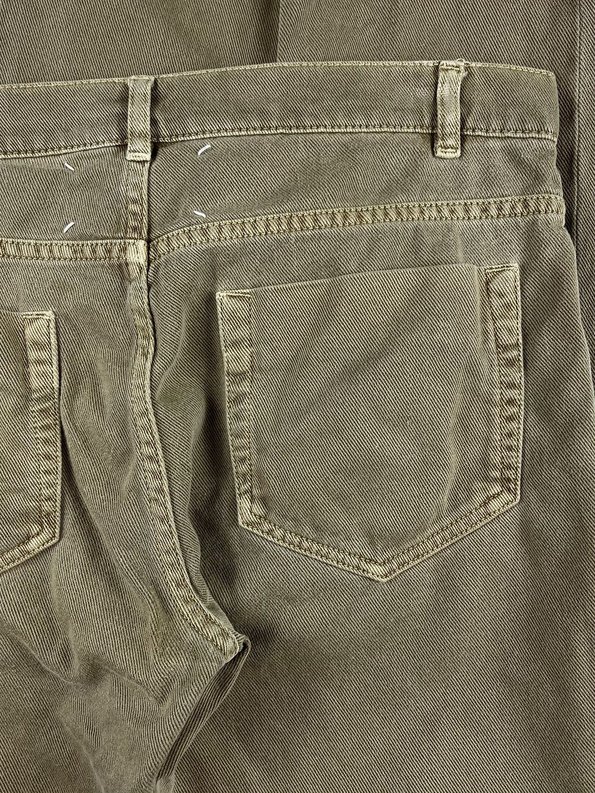 Maison Margiela SS13 Maison Margiela Line 10 Stitched Beige Slim Jeans Size US 30 / EU 46 - 4 Thumbnail