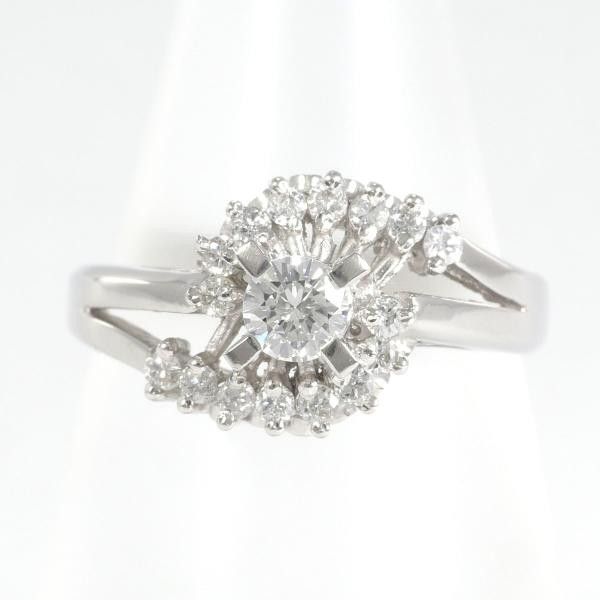 Other Other PT900 Platinum Diamond Ring Size 11 with Certificate Metal Ring in Great Condition Size ONE SIZE - 1 Thumbnail