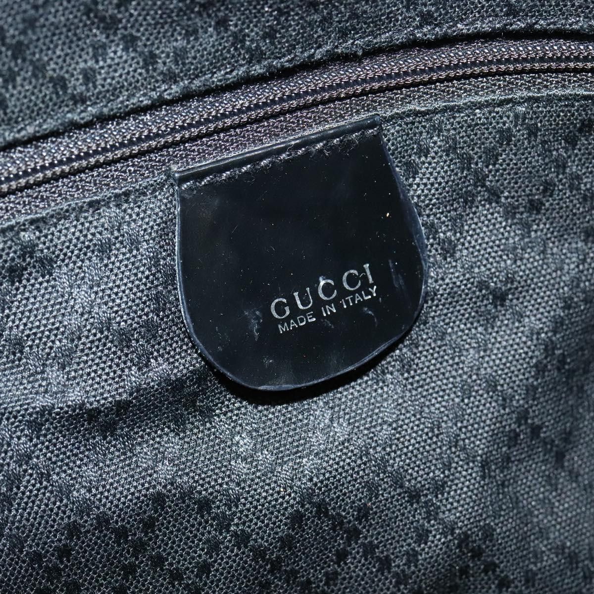 Gucci GUCCI Bamboo Hand Bag Nylon Black Silver 001 2404 001 2404 Size ONE SIZE - 15 Thumbnail
