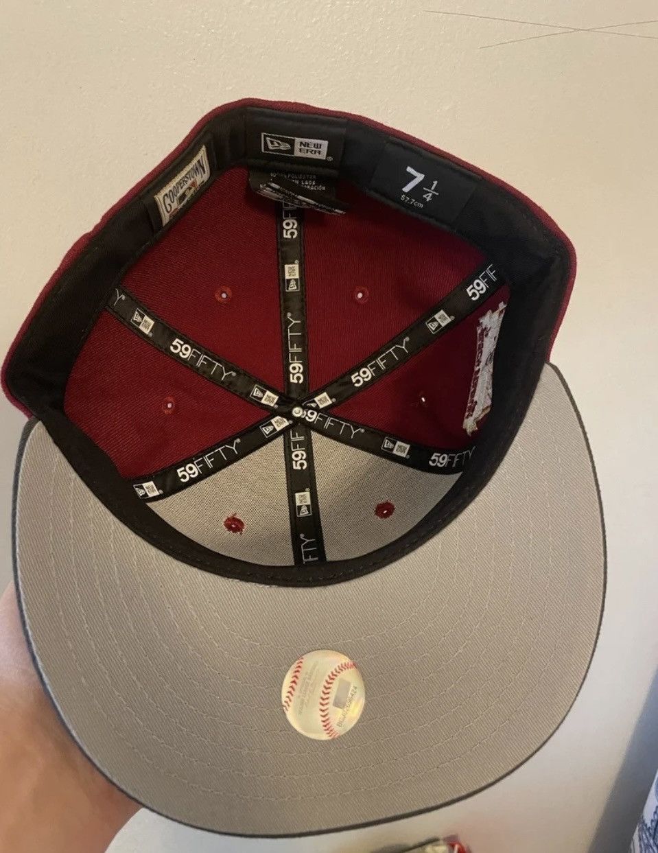 MLB Hat dreams taz Mula St. Louis cardinals final season 7 1/4 Size ONE SIZE - 5 Thumbnail