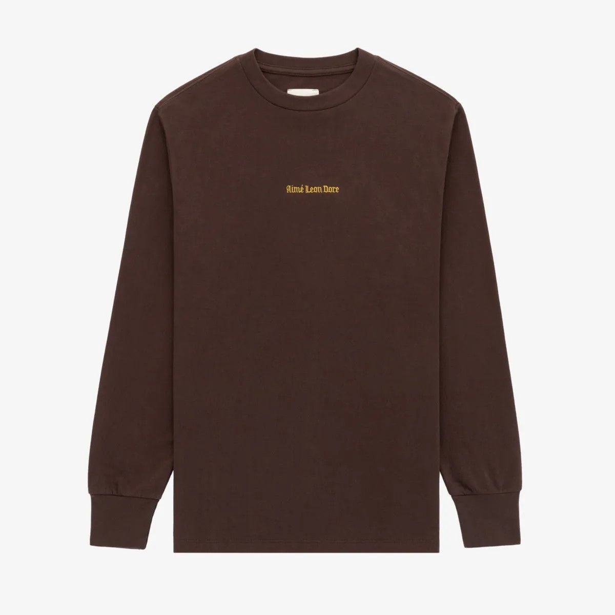 Aime Leon Dore o1mle0725 ALD Uniform Long-Sleeve T-Shirt in Coffee Bean Size US XL / EU 56 / 4 - 1 Thumbnail
