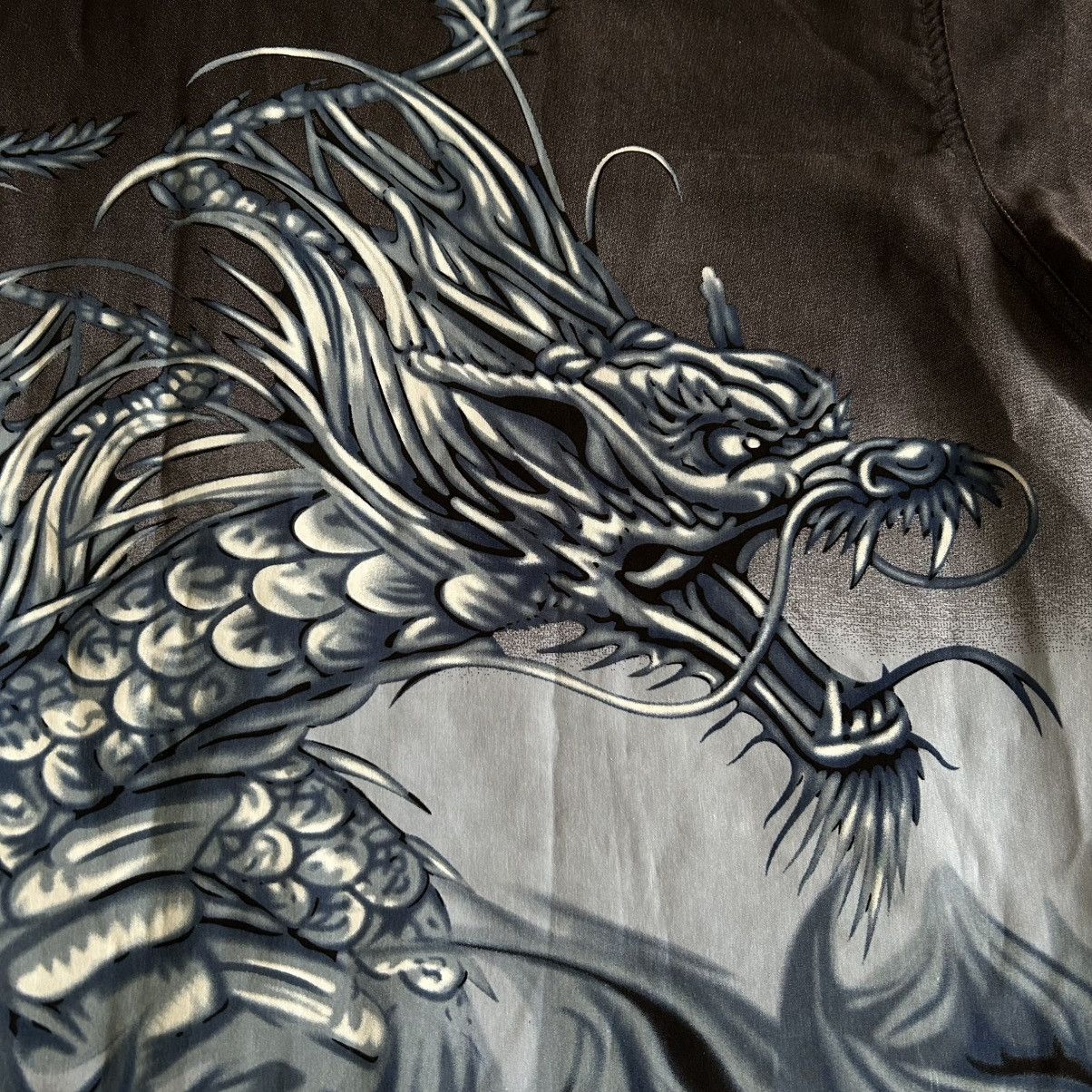 Other Japan Style Garment Shirt Button Down Japanese Dragon Size US XL / EU 56 / 4 - 19 Thumbnail