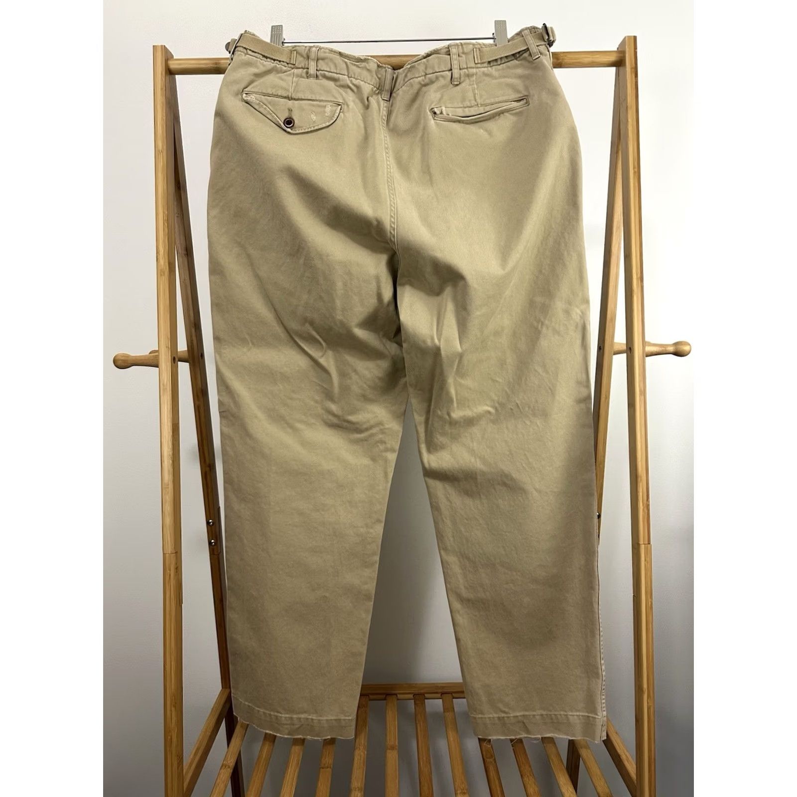 Polo Ralph Lauren Polo Ralph Lauren RL67 Polo Ralph Lauren Military Trousers Beige Wide-Leg Baggy 36x32 90s VTG Mens Pants Chino Size US M / EU 48-50 / 2 - 2 Thumbnail