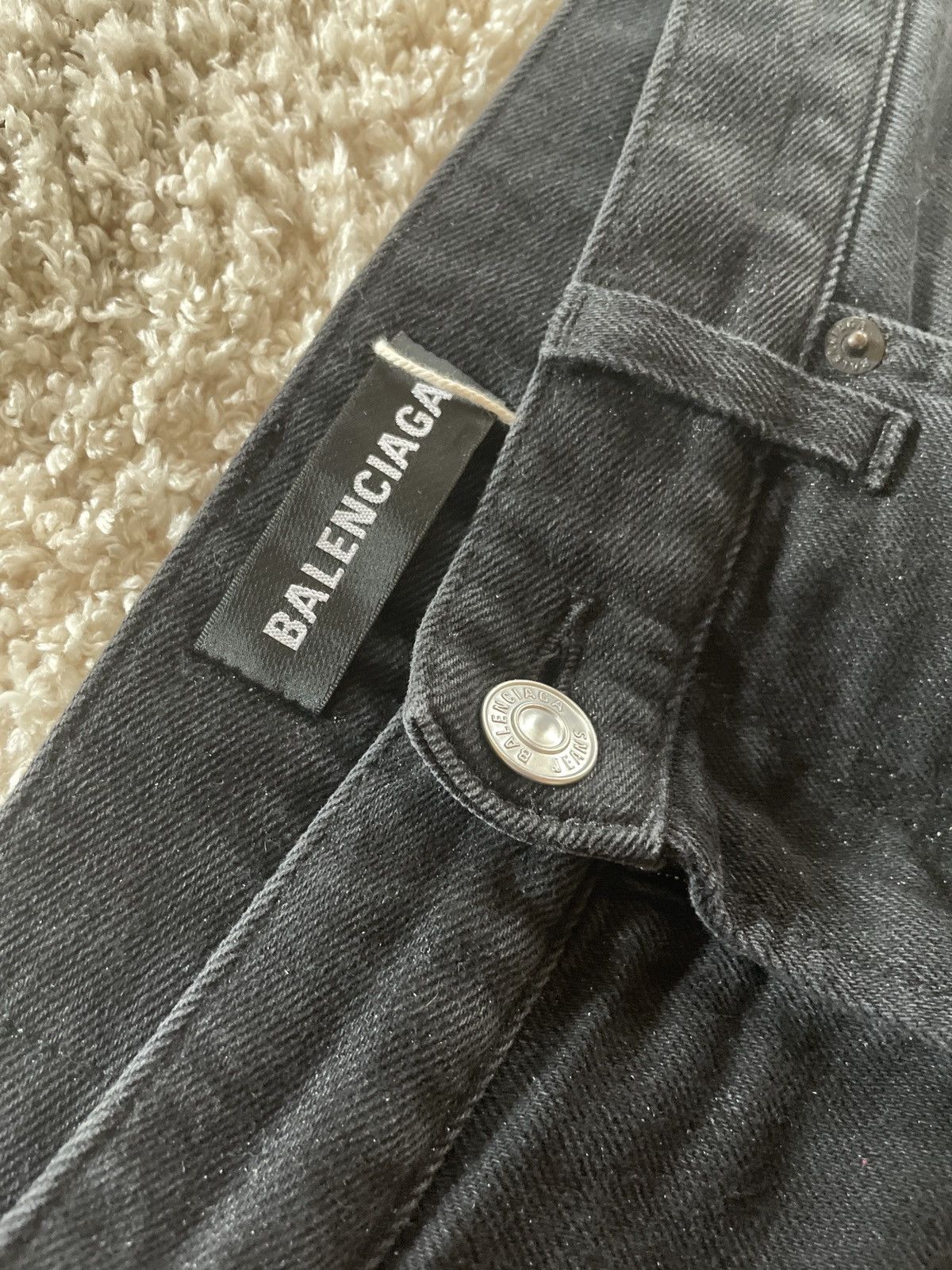 Balenciaga Balenciaga black denim Size US 30 / EU 46 - 2 Thumbnail
