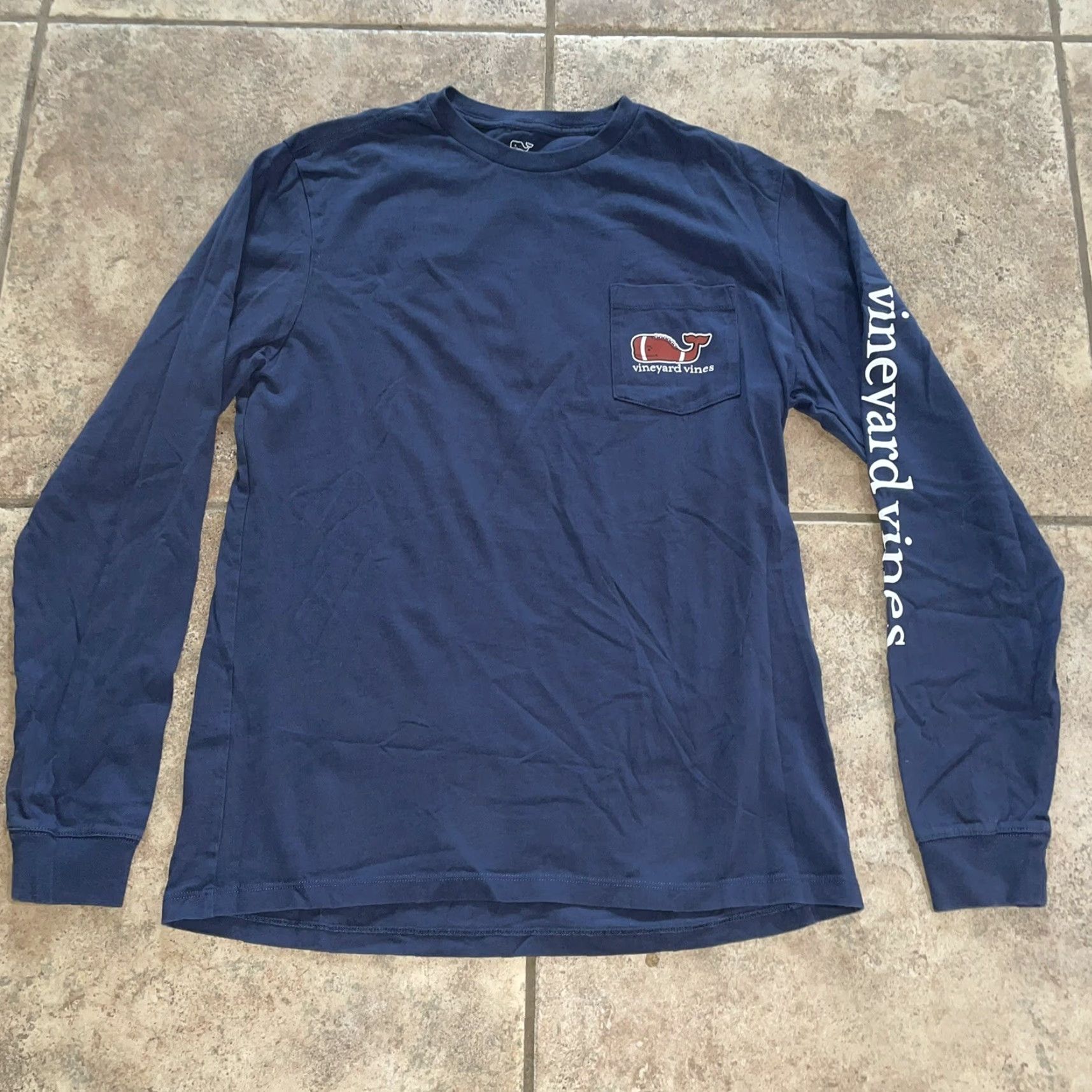 Vineyard Vines VINTAGE Vineyard Vines Cotton Pullover Sweater Mens Size S Long Sleeve Blue Size US S / EU 44-46 / 1 - 2 Thumbnail