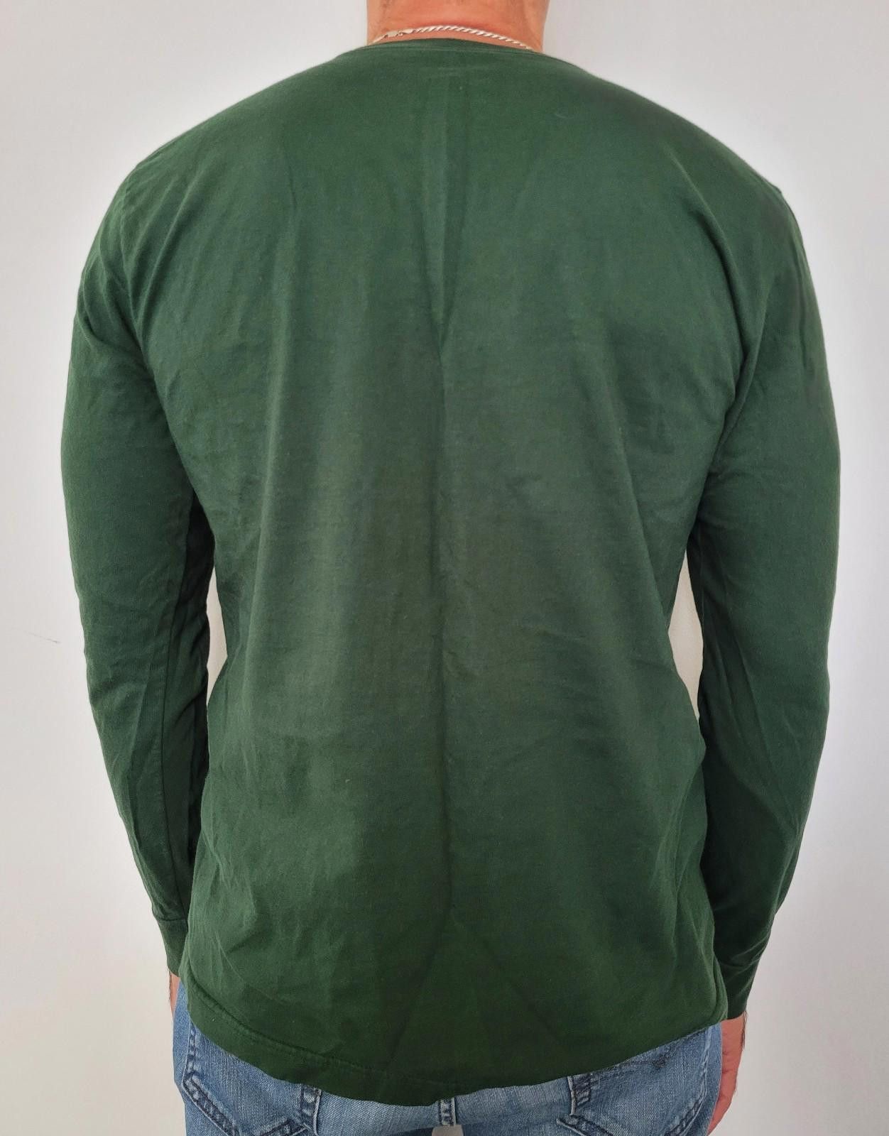 Nike Nike Men’s Long Sleeve Shirt – Forest Green w/ Red Swoosh Size US M / EU 48-50 / 2 - 2 Thumbnail