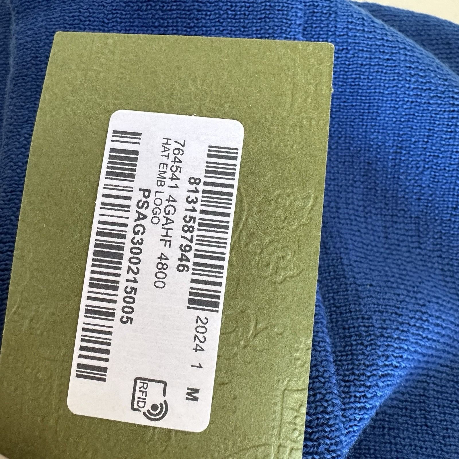 Gucci NWT GUCCI blue wool beanie hat with logo Size 58 cm / Medium Size ONE SIZE - 7 Thumbnail