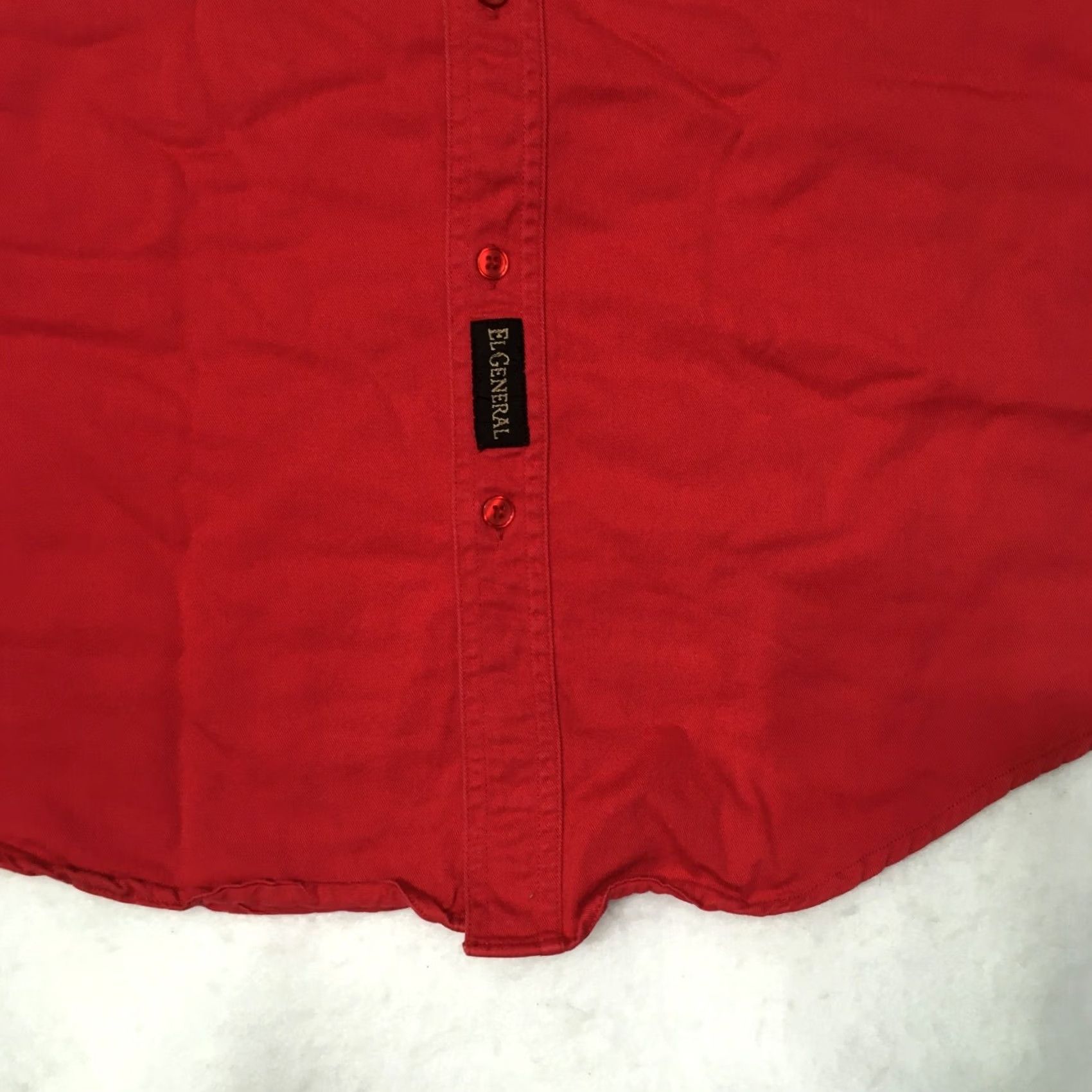 Spell El General Shirt red Embroidered Rodeo Western Cowboy Button-Up Long Sleeve Mens S Red Embroidered Western Rodeo Mens Shirt Size US S / EU 44-46 / 1 - 5 Thumbnail