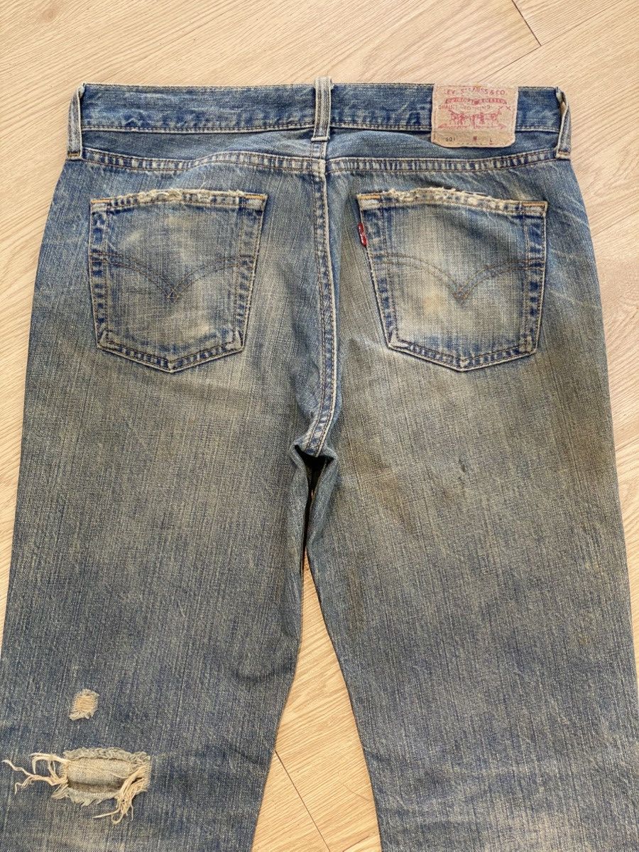 Levi's Levi’s Vintage Distress Rusty Mud Wash Loose Style Jeans Size US 30 / EU 46 - 4 Thumbnail