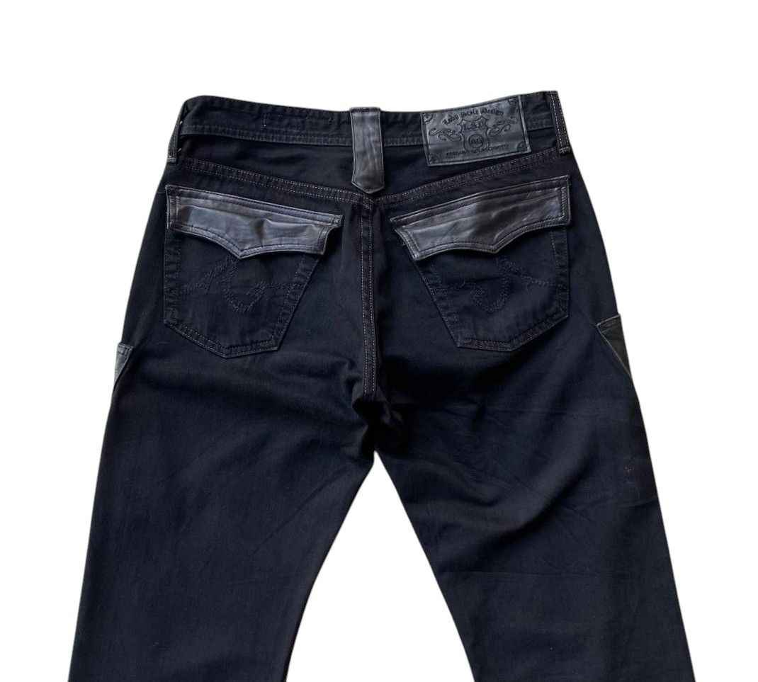 AG Adriano Goldschmied FLARE AG Adriano Goldschmied "The Fillmore" Leather Western Size US 29 - 6 Thumbnail