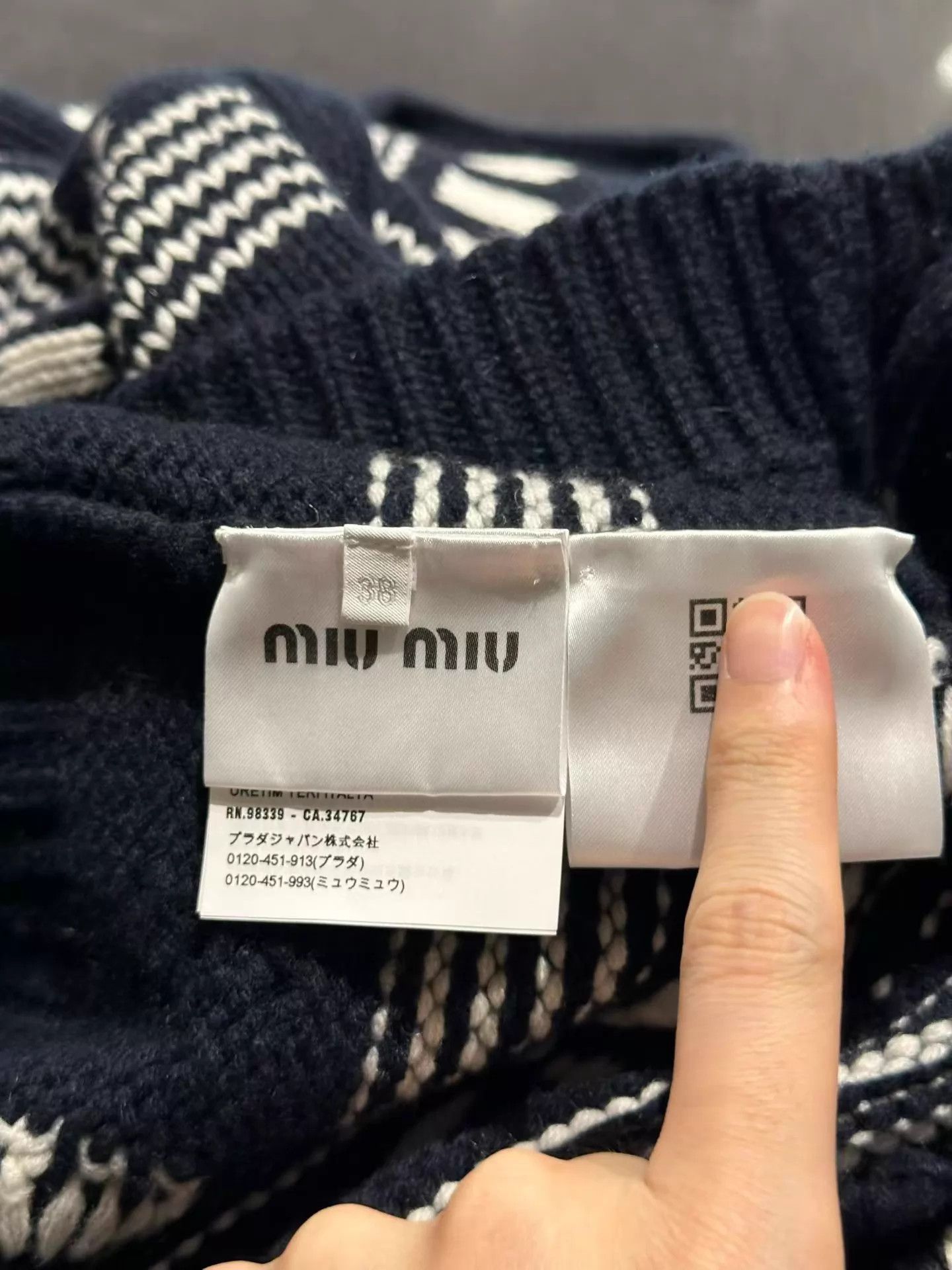 Miu Miu MIU MIU New Cardigan Women's 38 Size XS / US 0-2 / IT 36-38 - 3 Thumbnail