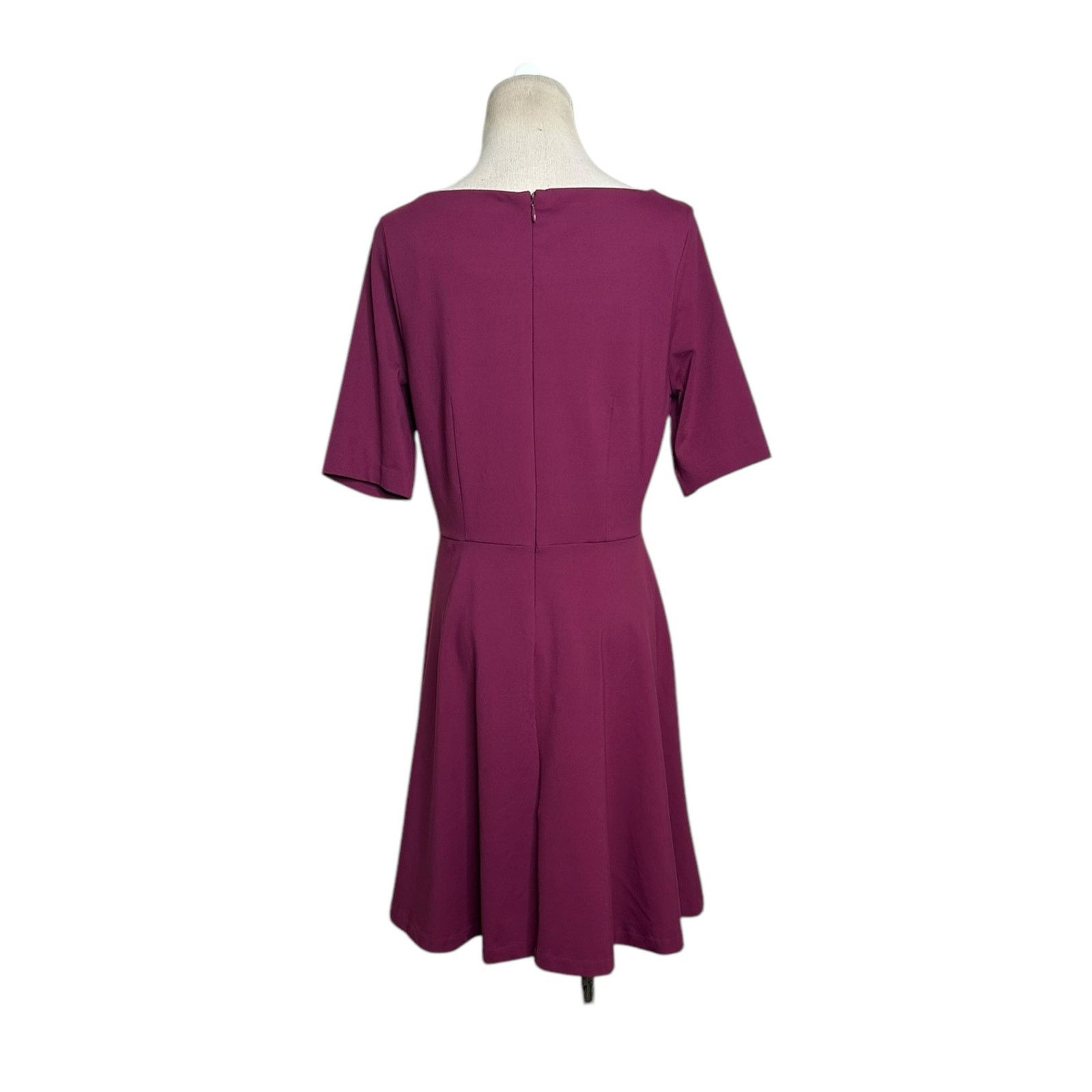 Cynthia Rowley Cynthia Rowley plum fit and flare mini dress size 8 Size M / US 6-8 / IT 42-44 - 5 Thumbnail