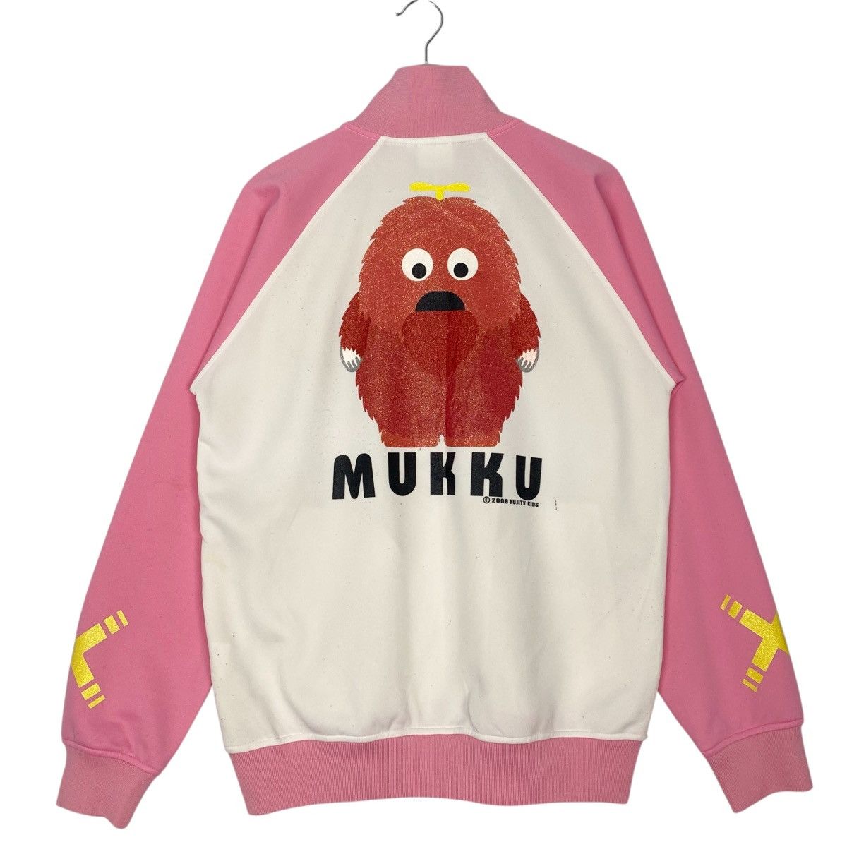 Vintage Vintage Mukku Cartoon Big Printed Pink/White Pullover Size L Size US L / EU 52-54 / 3 - 6 Thumbnail