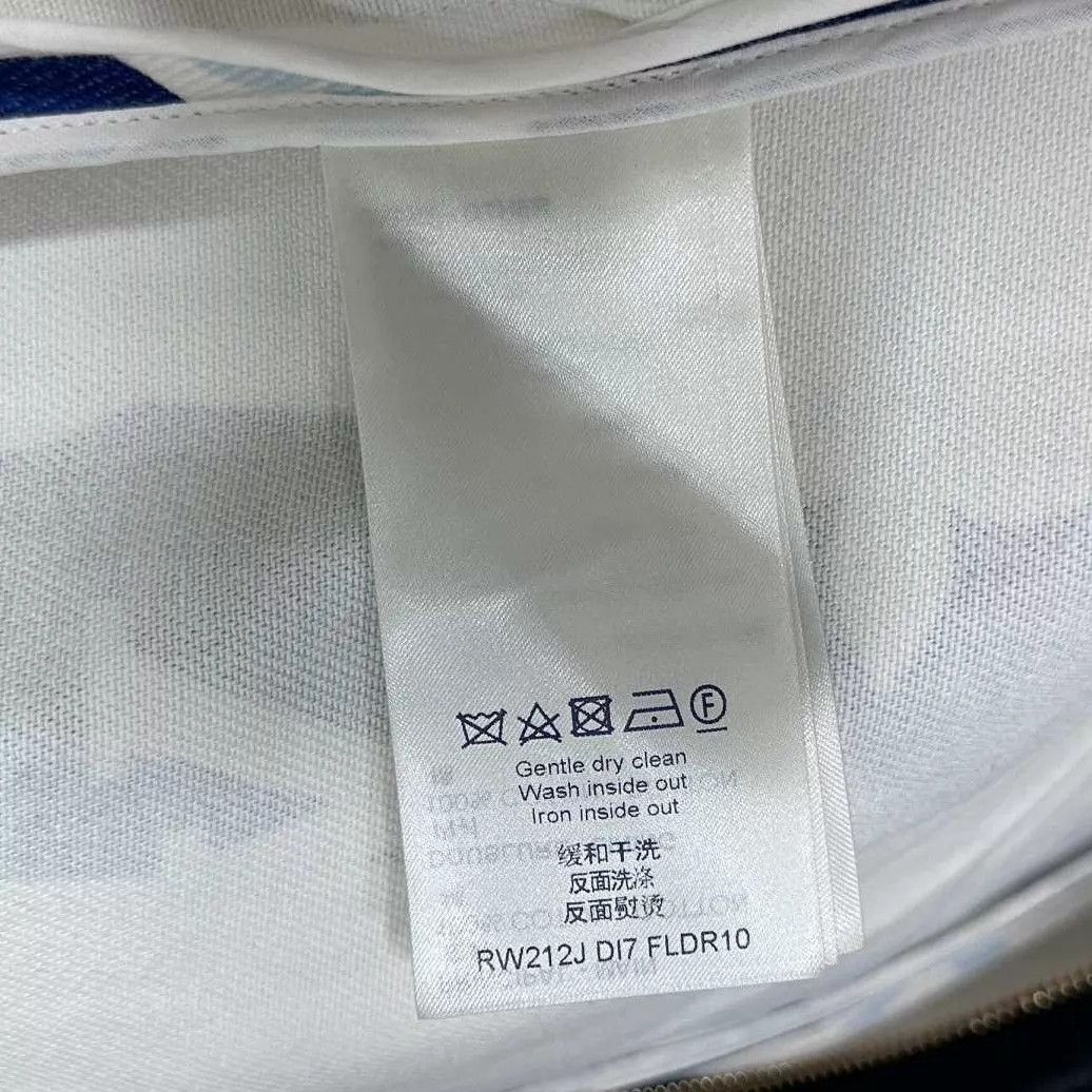 Louis Vuitton LV blue and white Monogram stripe 98 New 34 dress Size XS / US 0-2 / IT 36-38 - 5 Thumbnail