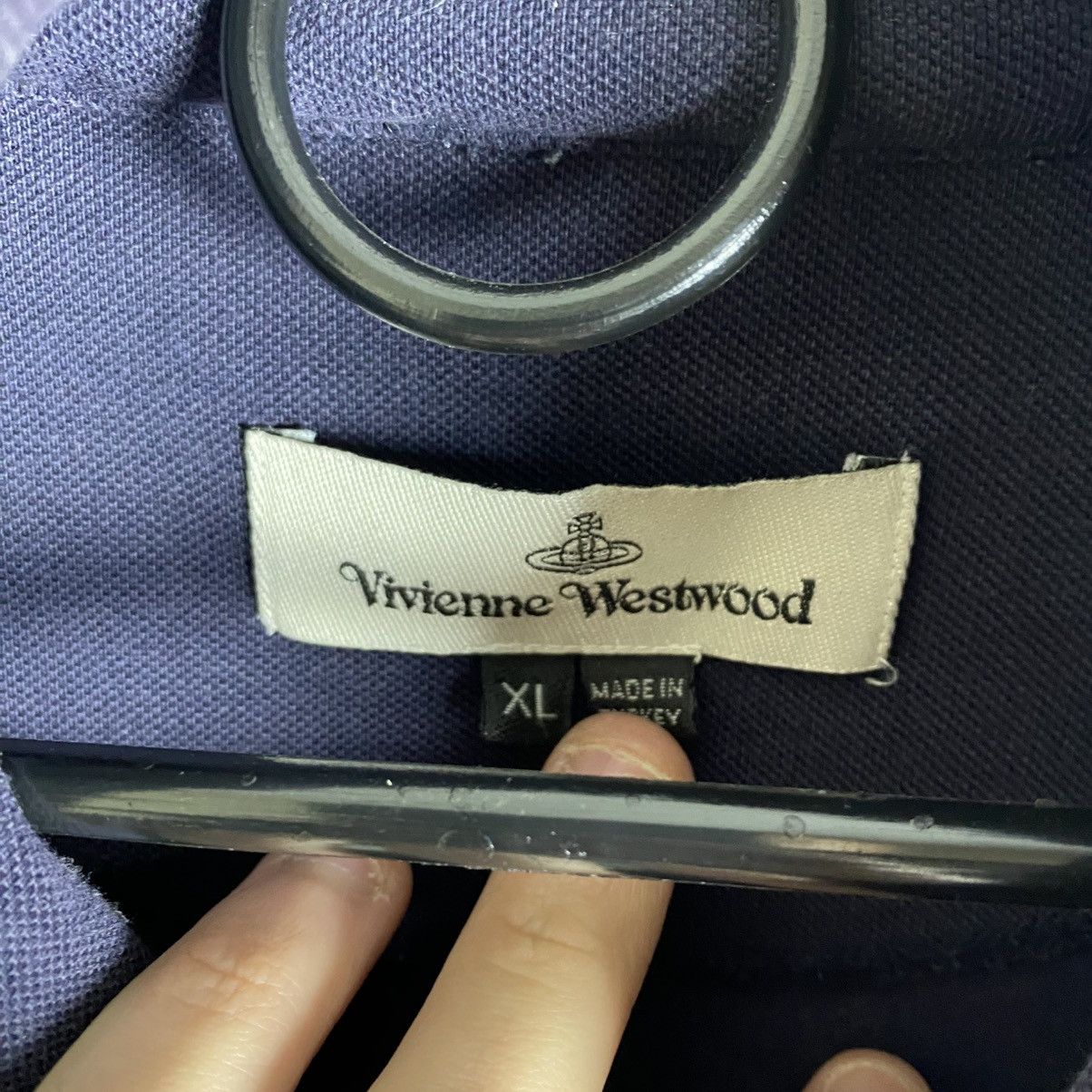 Vivienne Westwood Vivienne Westwood Polo T-Shirt Blue Orb Logo Size US XL / EU 56 / 4 - 4 Thumbnail