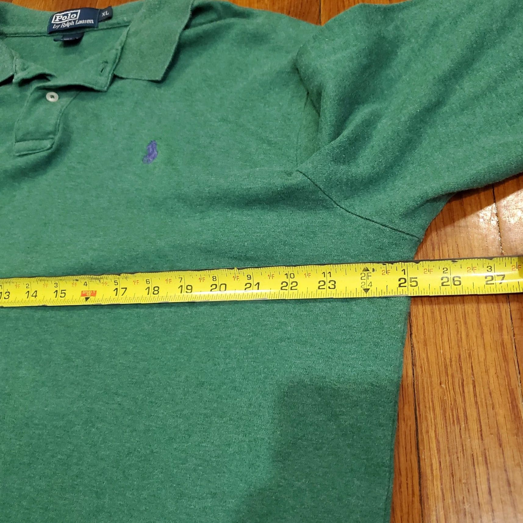 Polo Ralph Lauren Polo Ralph Lauren Polo Shirt Mens XL Green Long Sleeve Pony Logo Casual Cotton Size US XL / EU 56 / 4 - 7 Thumbnail