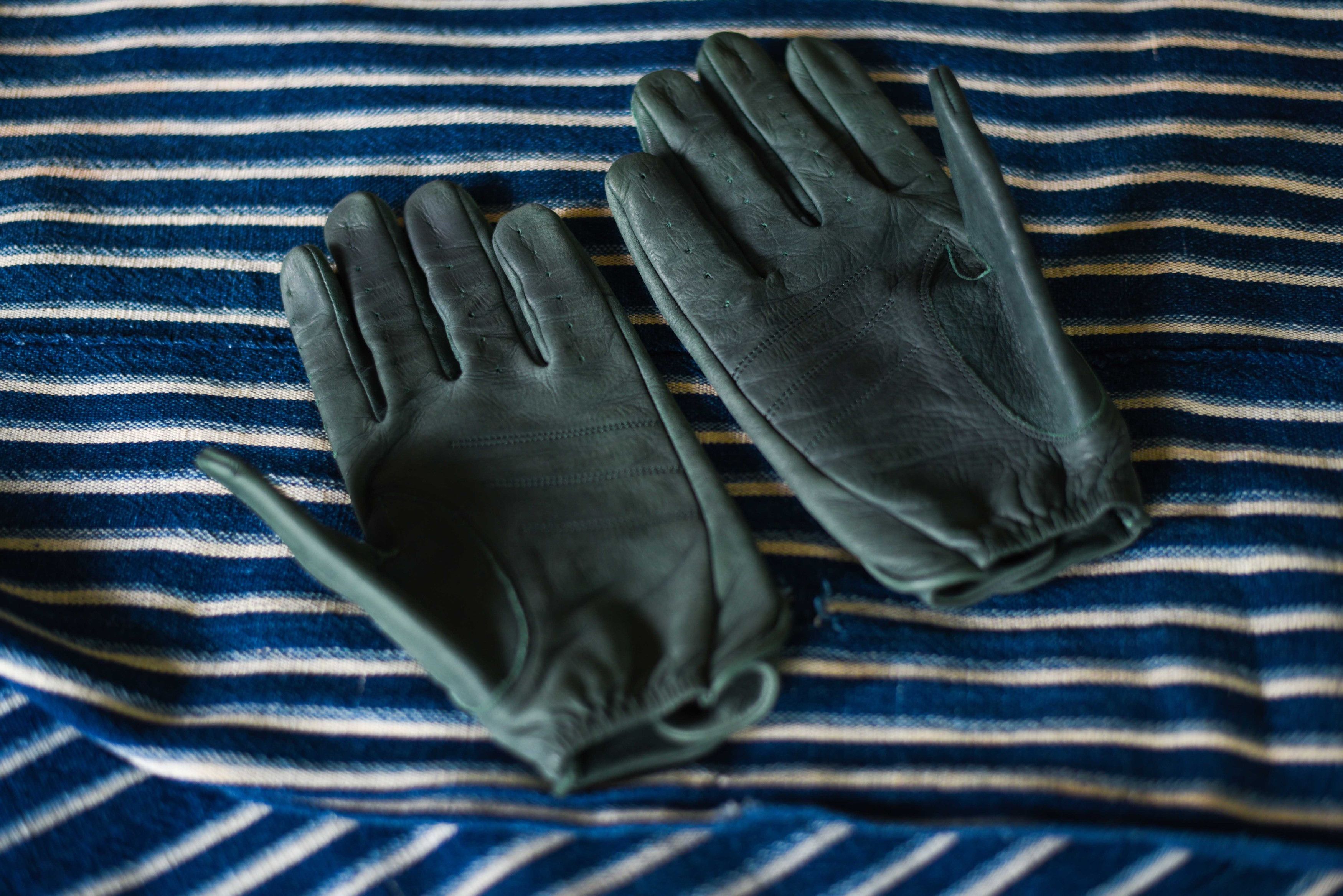 Aime Leon Dore Aime Leon Dore Driving Gloves M Medium British Racing Green Size ONE SIZE - 5 Thumbnail