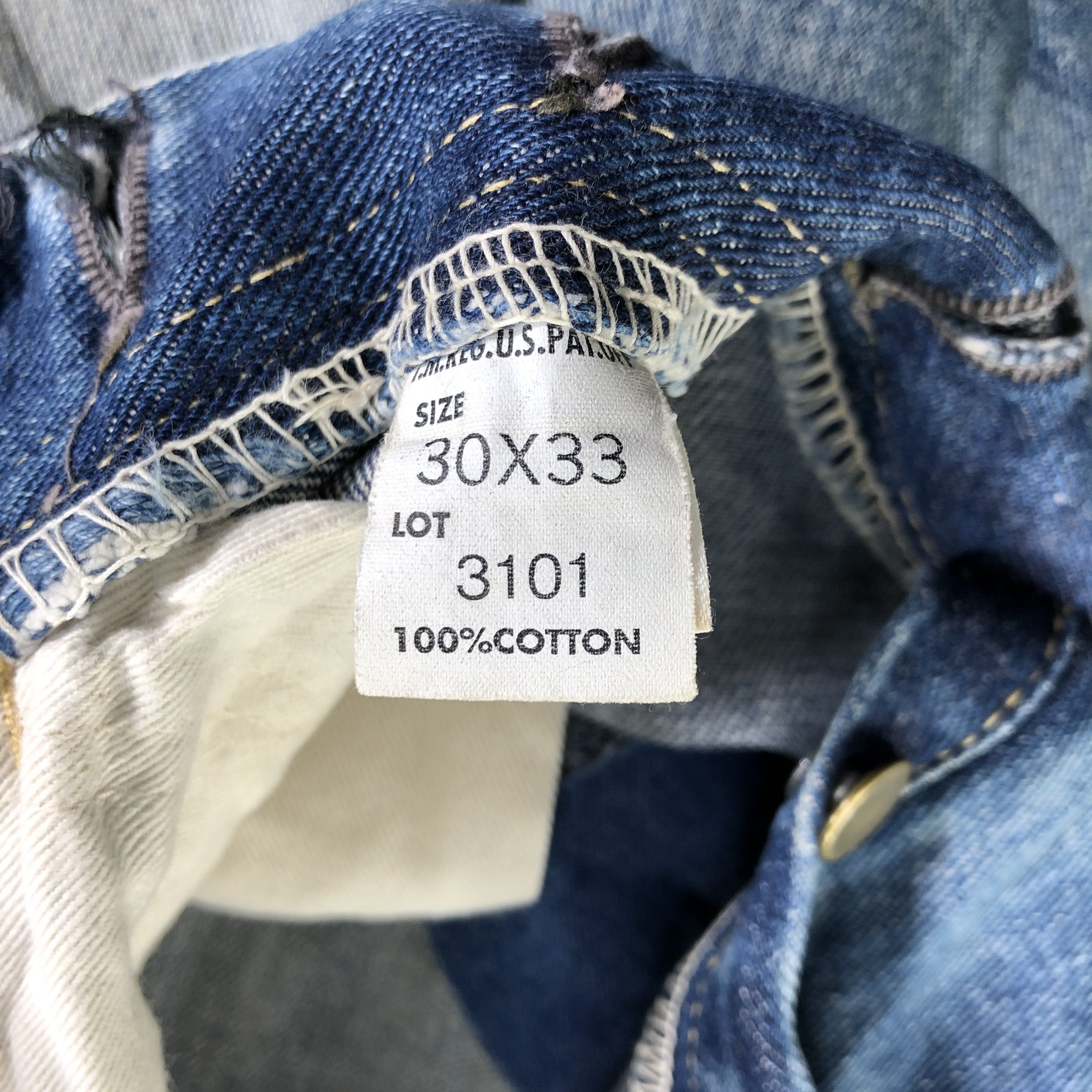 Lee Vintage Blue Wash Lee Jeans-J4012 Size US 29 - 11 Thumbnail