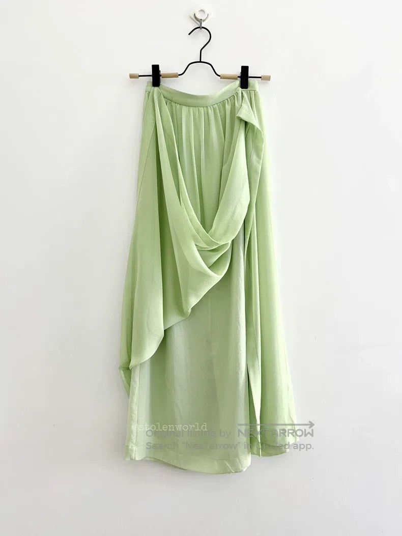 Comme des Garcons Comme Des Garcons size S Emerald Green Double-layer Tulle S Size 23" - 2 Thumbnail