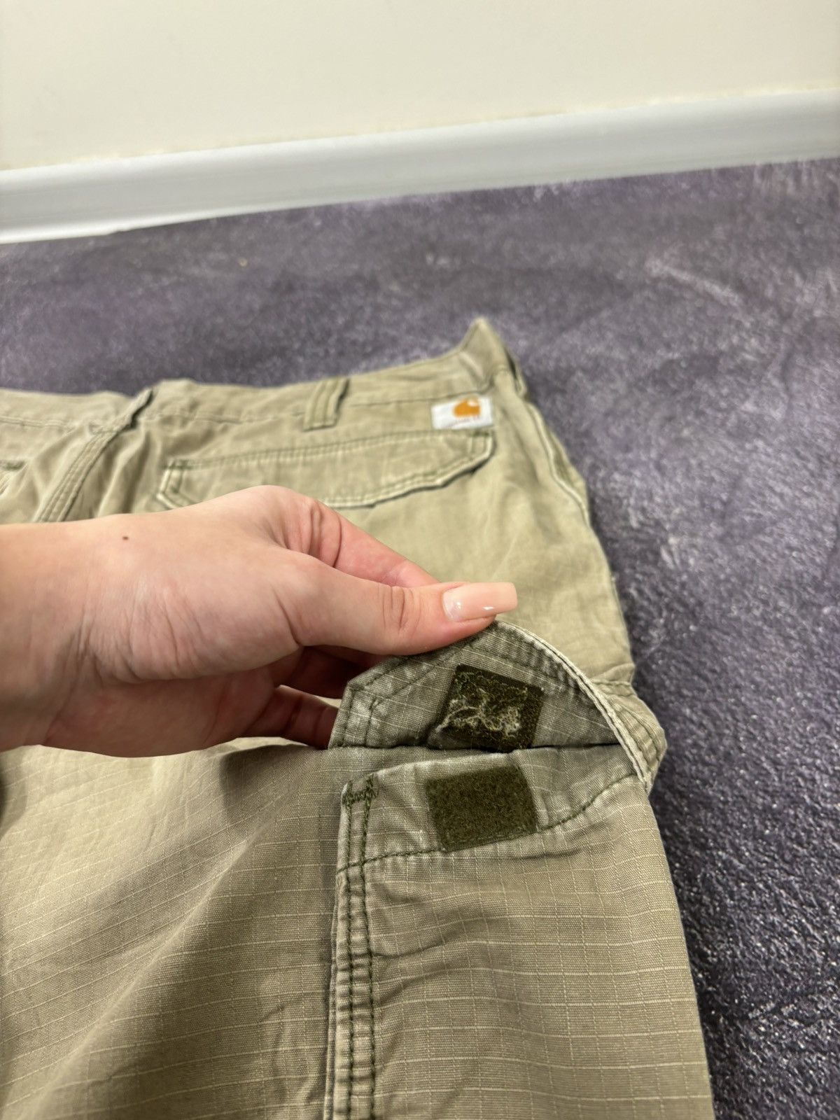 Carhartt Vintage Carhartt Y2K Khaki Hype Work Baggy Cargo Pants Size US 38 / EU 54 - 8 Thumbnail
