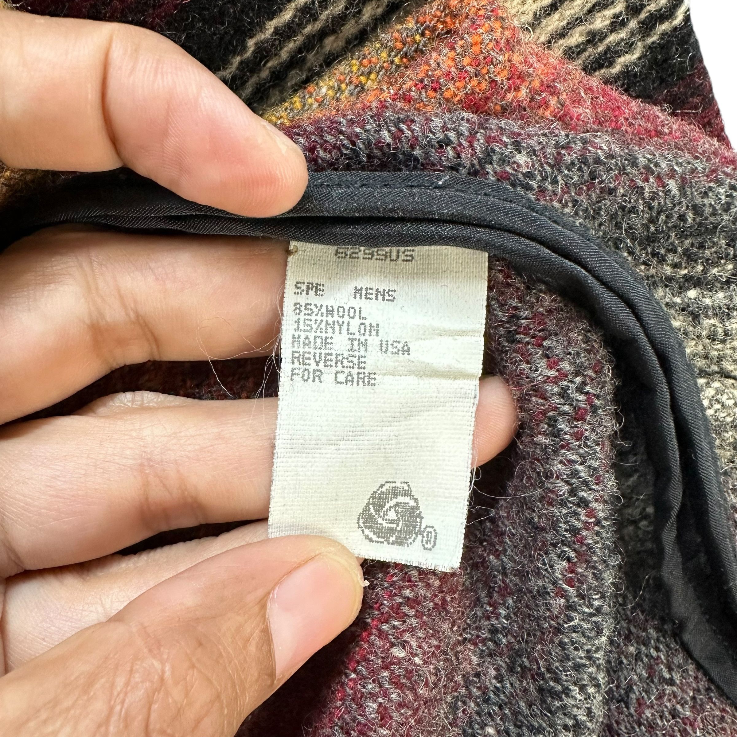 80s WOOLRICH Western Jacket Boho Fiery Sunset Hues #A56-1281