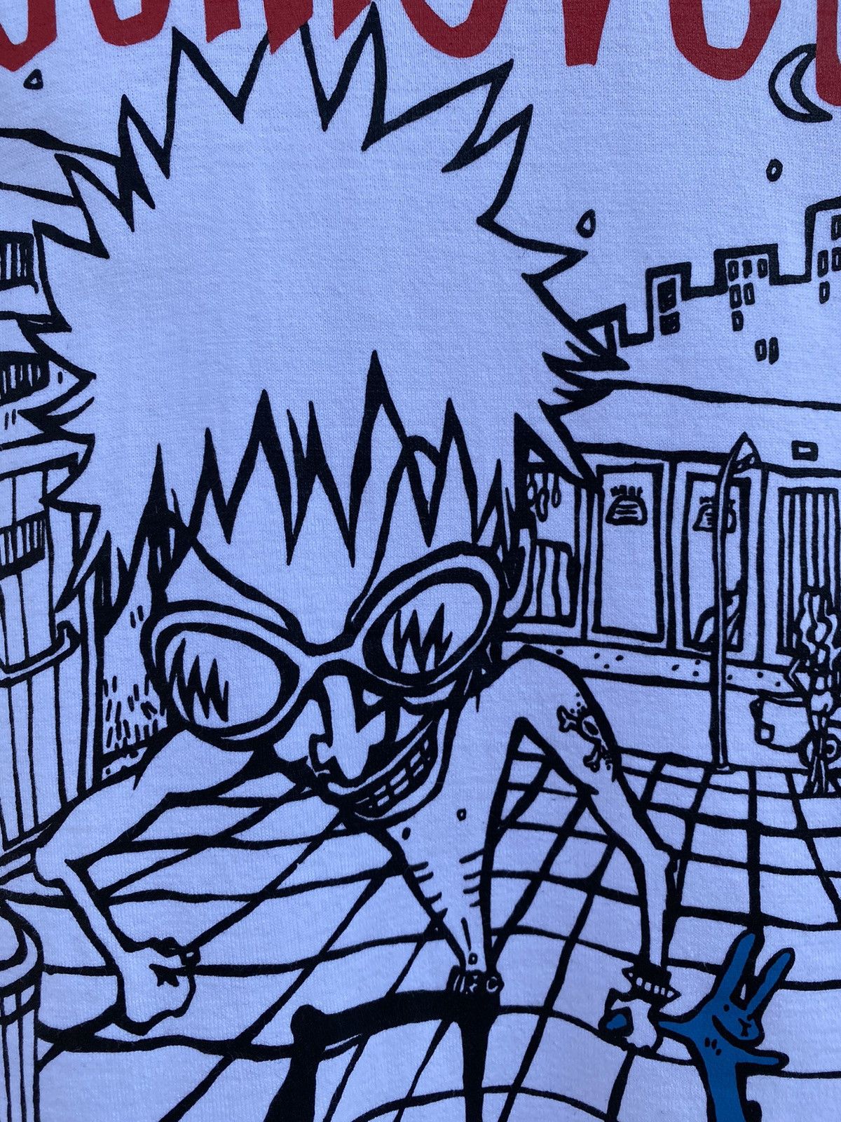 If Six Was Nine × Japanese Brand × Seditionaries Mischievous Blue Rabbit Skunk Punk by Emi Nakayama Rare Tee Size US L / EU 52-54 / 3 - 4 Thumbnail