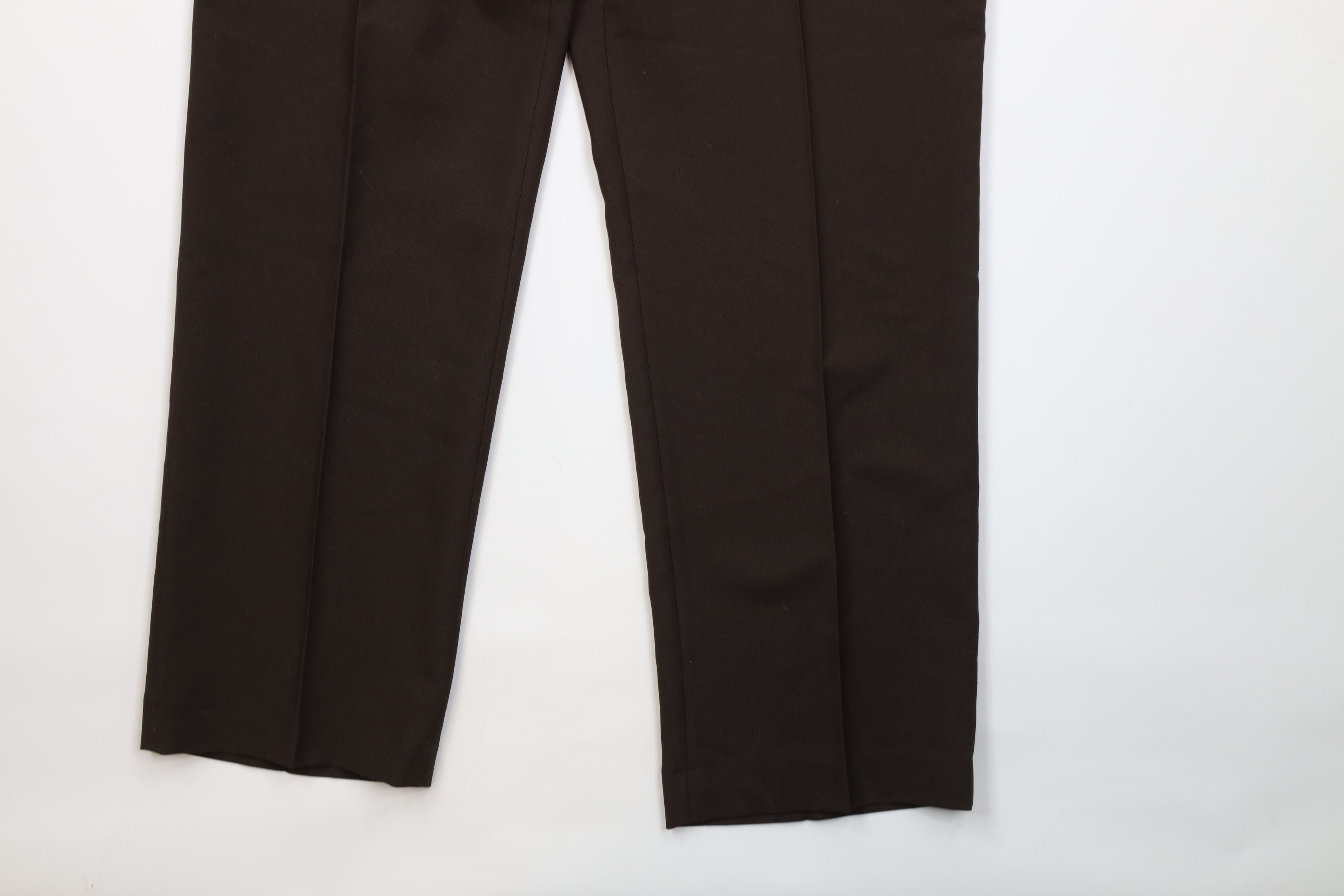 Vintage Deadstock Vintage 70s Worsted Blend Wide Leg Chino Pants Size US 40 / EU 56 - 5 Thumbnail