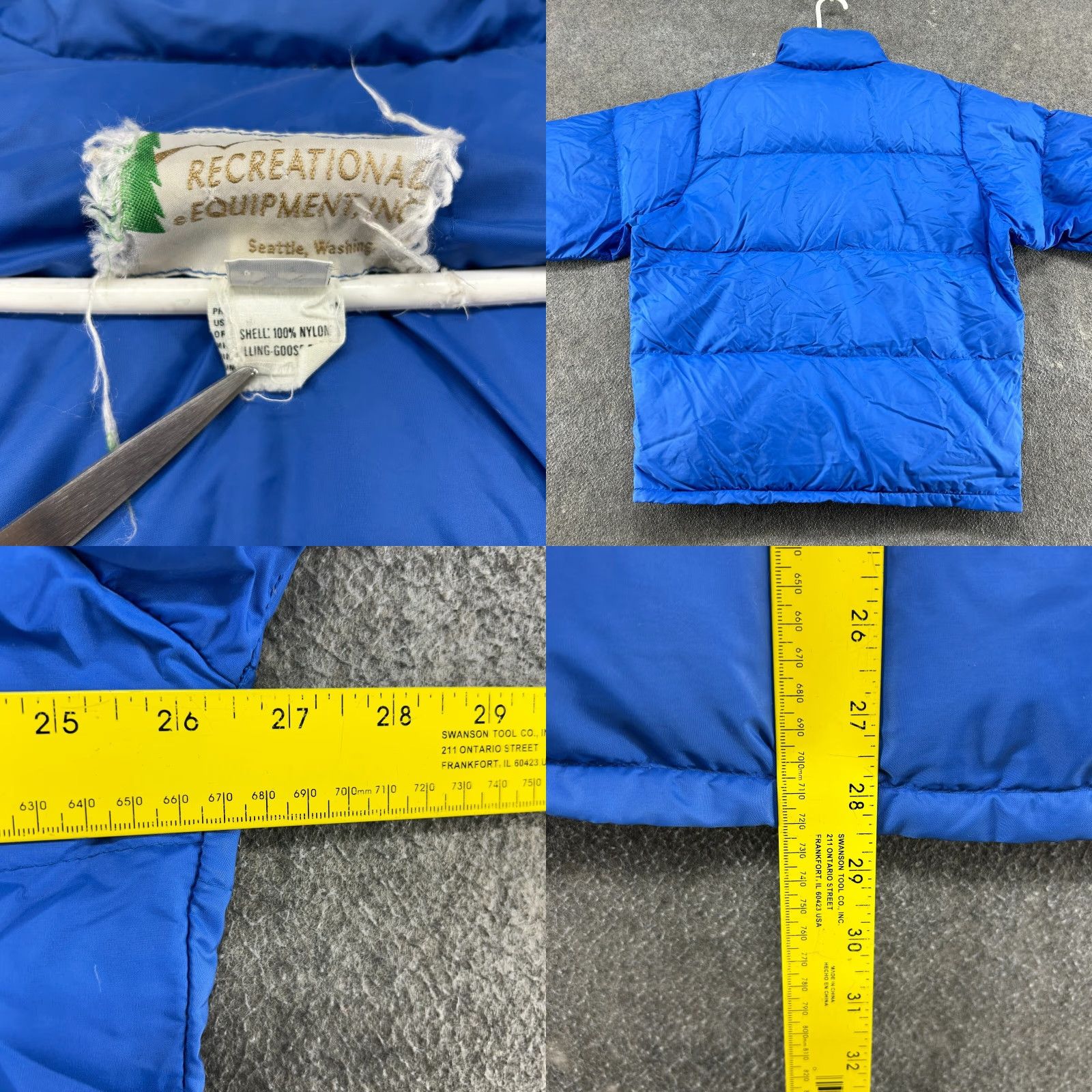 Vintage VINTAGE REI Jacket Men XL Blue Puffer Down Full Zip Nylon Expedition 90s Size US XL / EU 56 / 4 - 10 Thumbnail