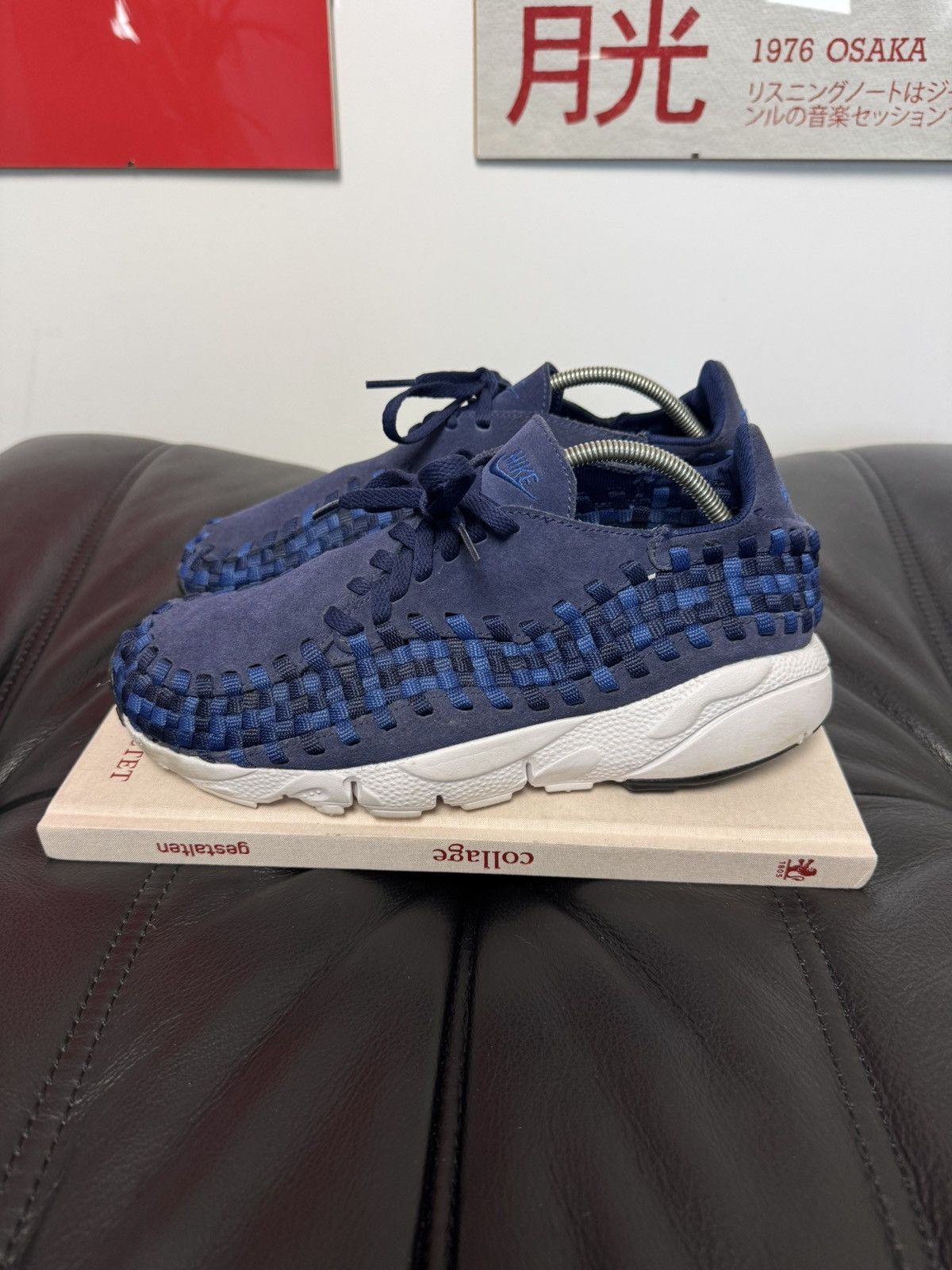 Nike Nike Woven Footscape Sneakers Blue Strwetwear Hype Y2k Size US 7.5 / EU 40-41 - 3 Thumbnail