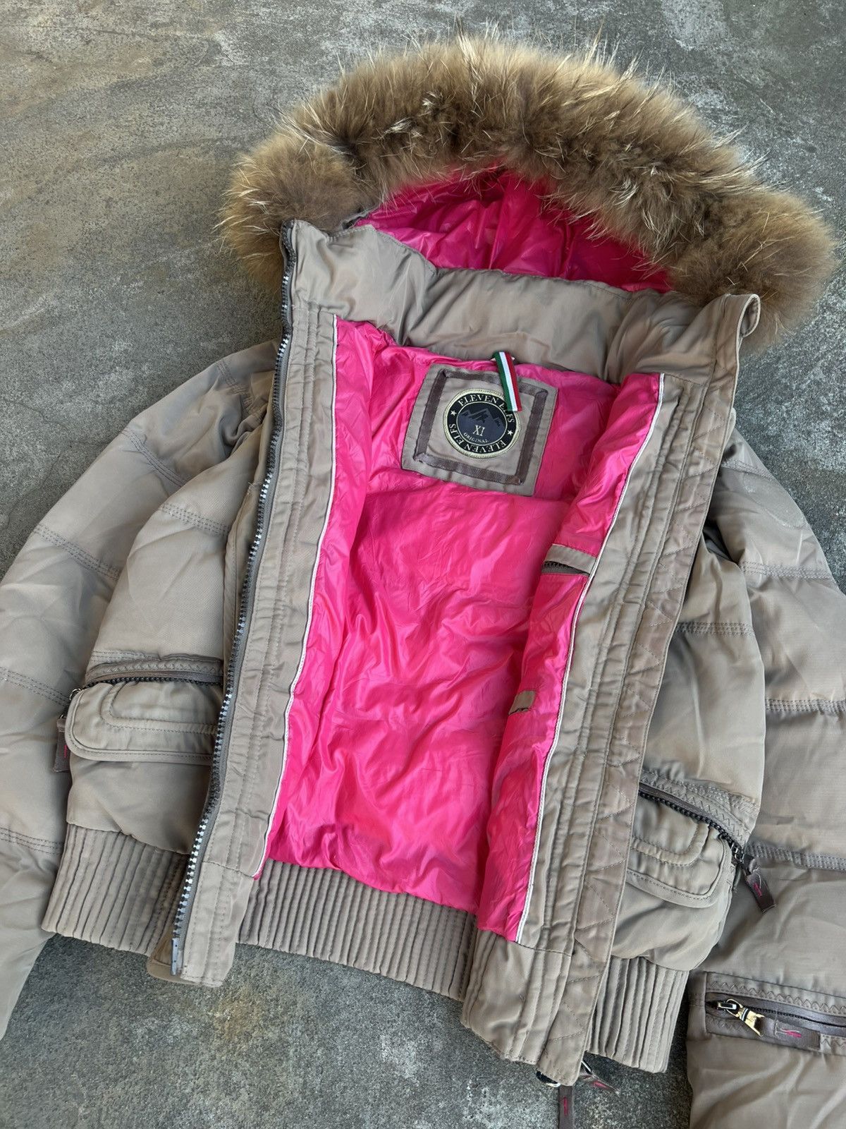 Abercrombie & Fitch Hysteric Glamour If Six Was Nine Faux Fur Jacket LGB Typ Y2k Size S / US 4 / IT 40 - 6 Thumbnail
