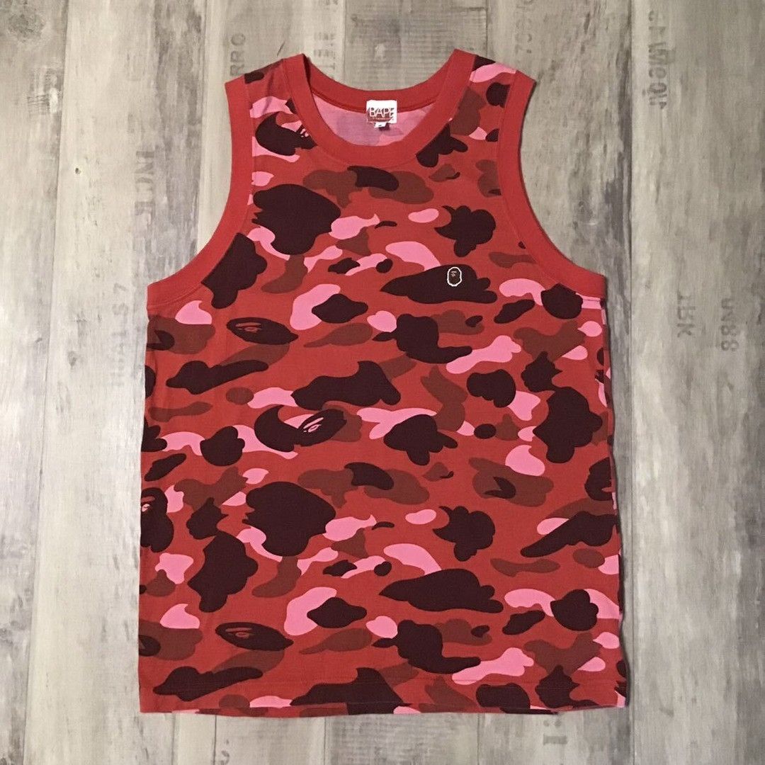 Bape × Nigo 🔥Vintage🔥 BAPE camo tank top a bathing ape NIGO Size US M / EU 48-50 / 2 - 1 Thumbnail